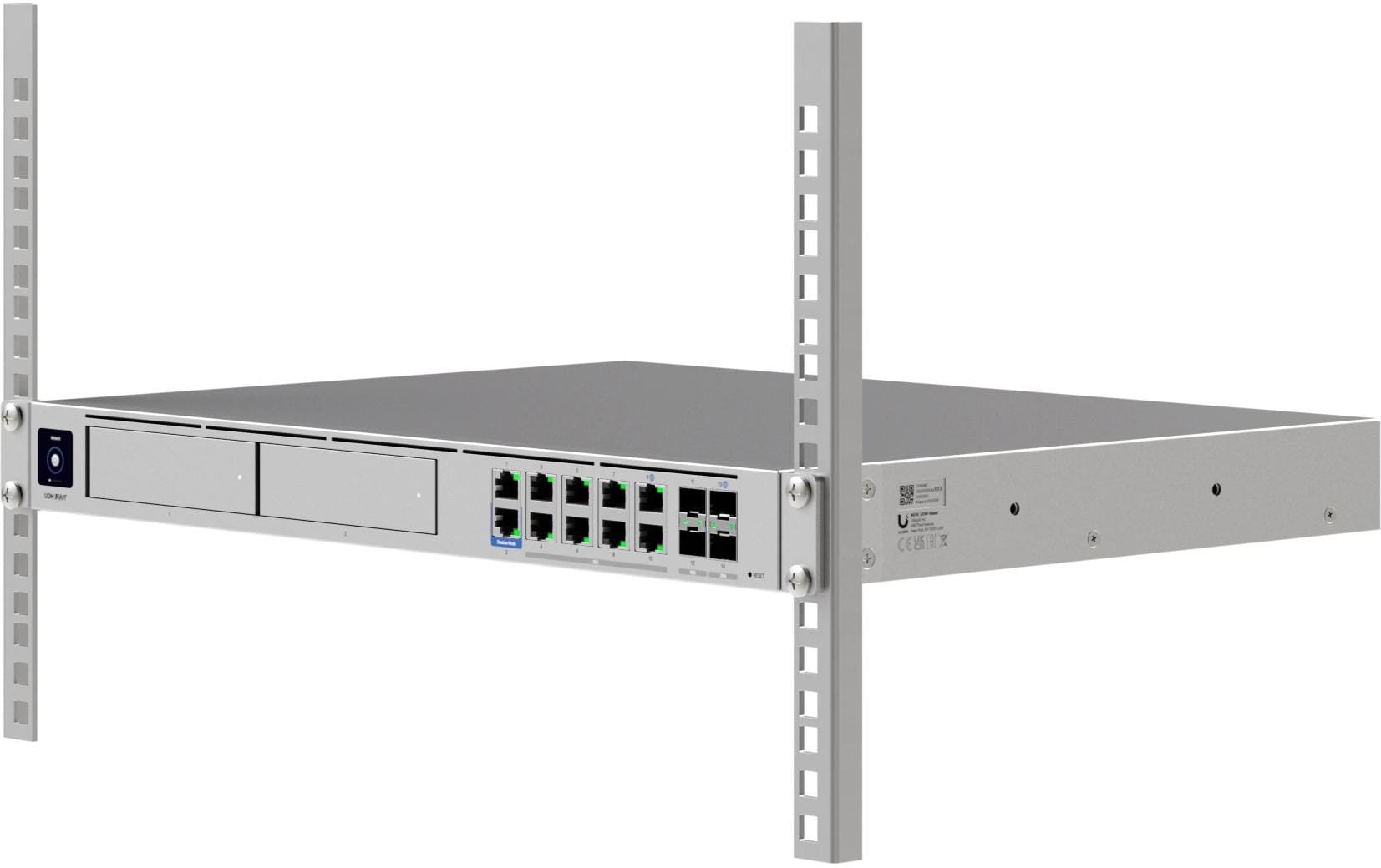 Ubiquiti UniFi UDM-BEAST – Sicherheits-Gateway & NVR-Appliance, 3,5" HDD-Schacht, Dual-WAN