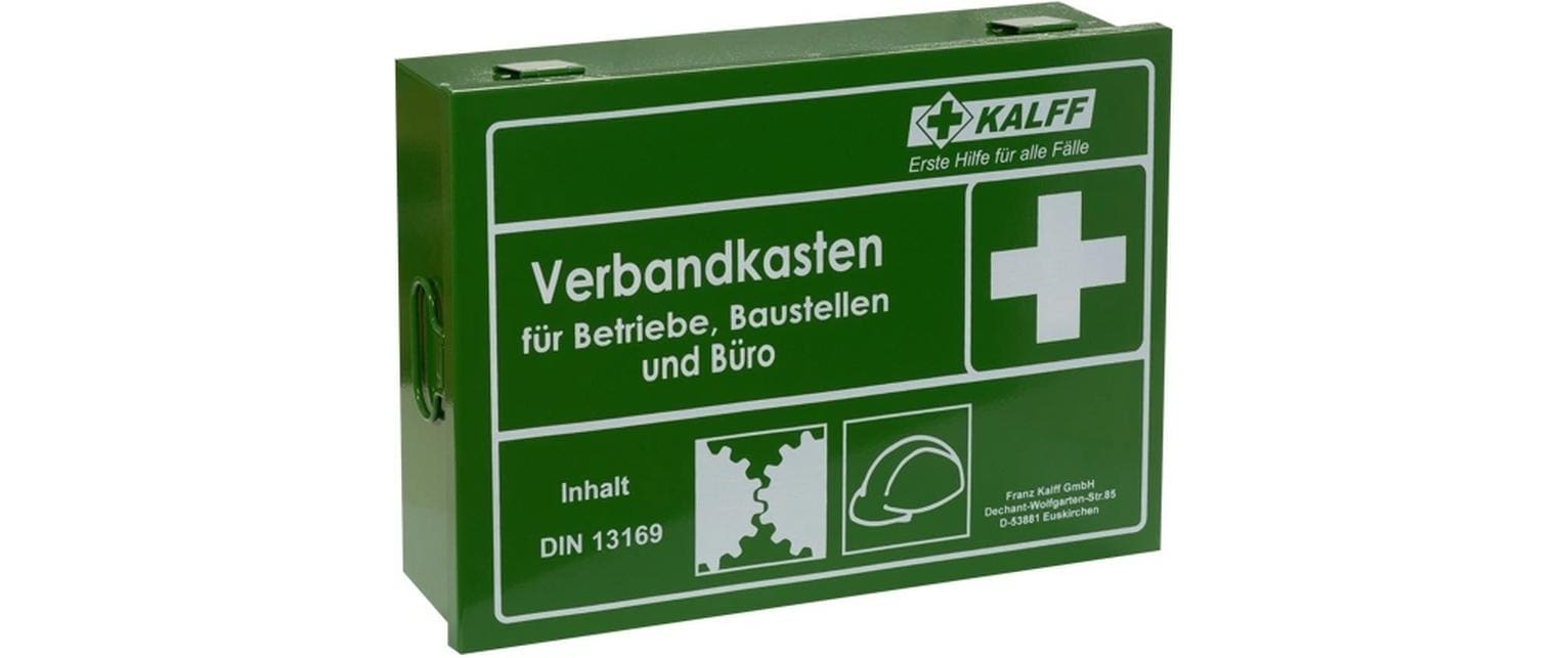 Plum Erste-Hilfe-Kasten Maxi Typ E – DIN 13169, für Auto, grün