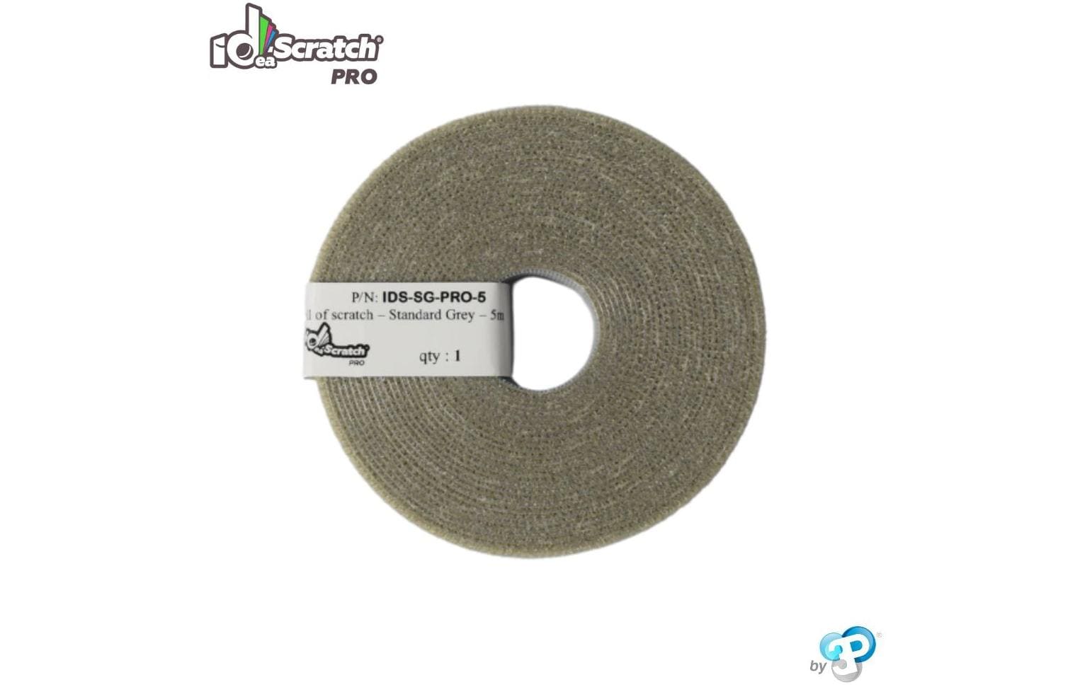 PatchSee Klettband, 5 m × 20 mm – Grau