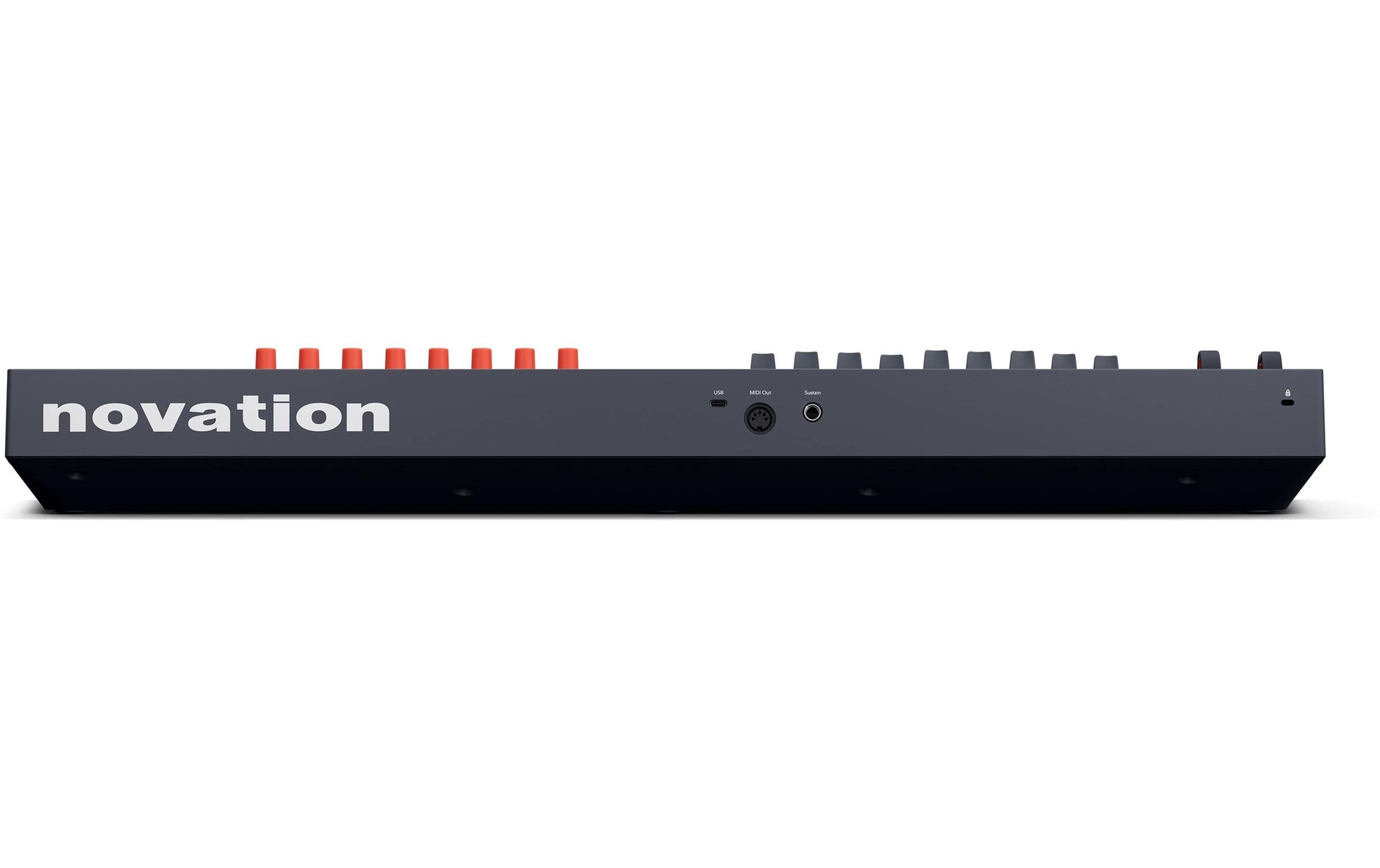 Novation FLkey 2 49 – 49-Tasten USB-MIDI-Keyboard, nicht gewichtete Tasten, für FL Studio, Netzbetrieb, schwarz