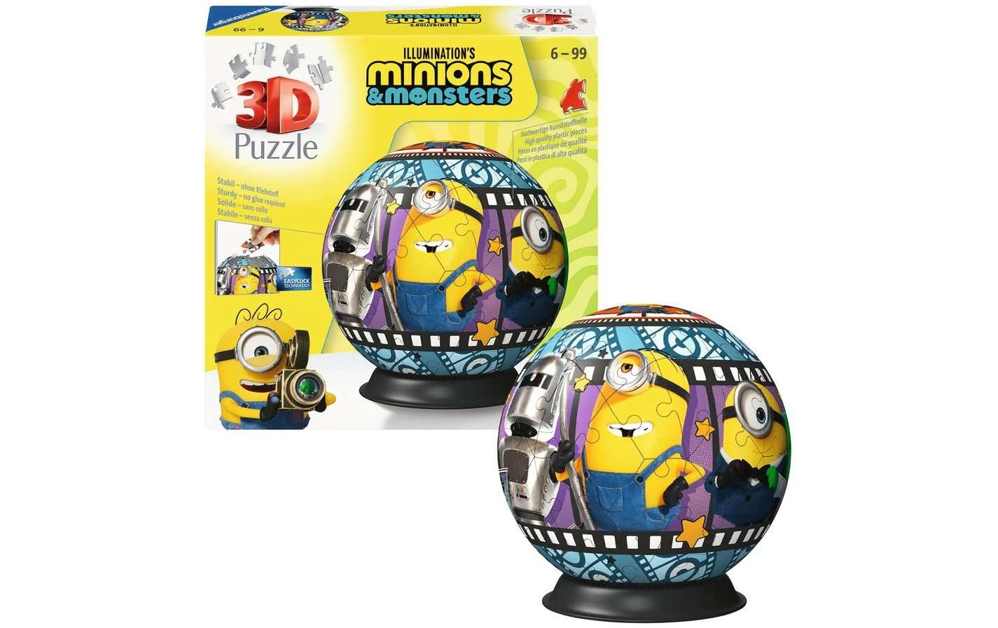 Ravensburger 3D Puzzle Minions – 72 Teile – Kunststoff