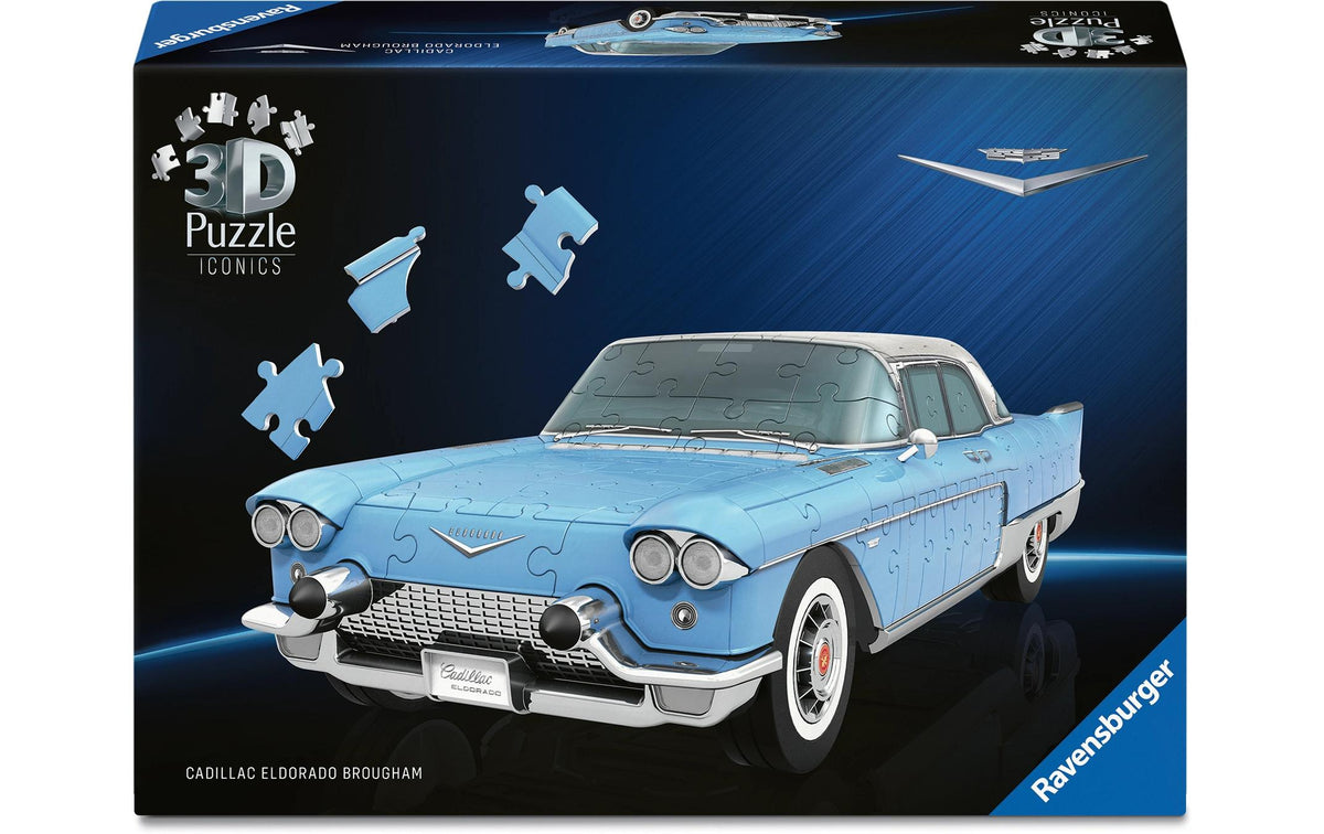 Ravensburger Iconics 3D-Puzzle Cadillac Eldorado Brougham – 108 Teile – Kunststoff – ab 8 Jahren