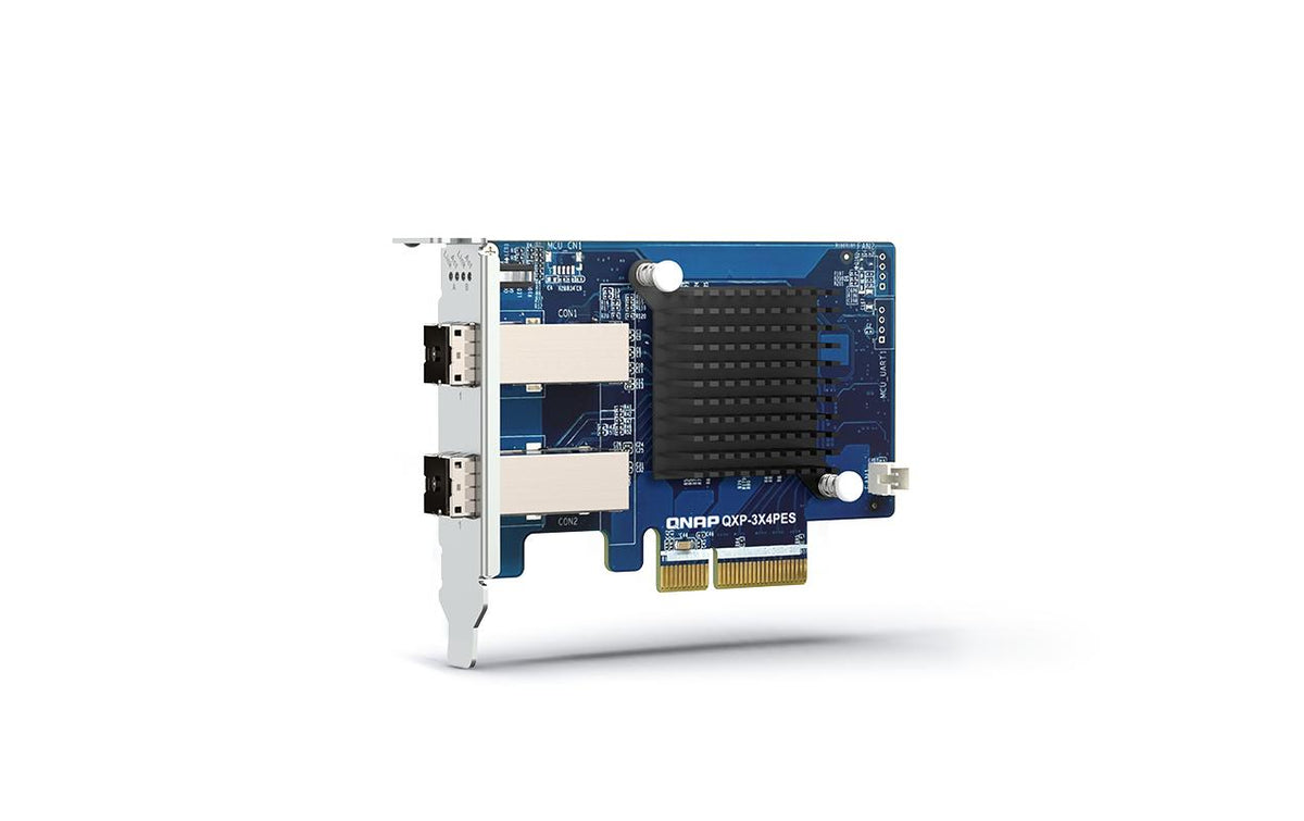 QNAP QXP-3X4PES PCIe Erweiterungskarte – 32 Gbit/s, 2× SFF-8644, PCIe Gen3 x4 – für NAS