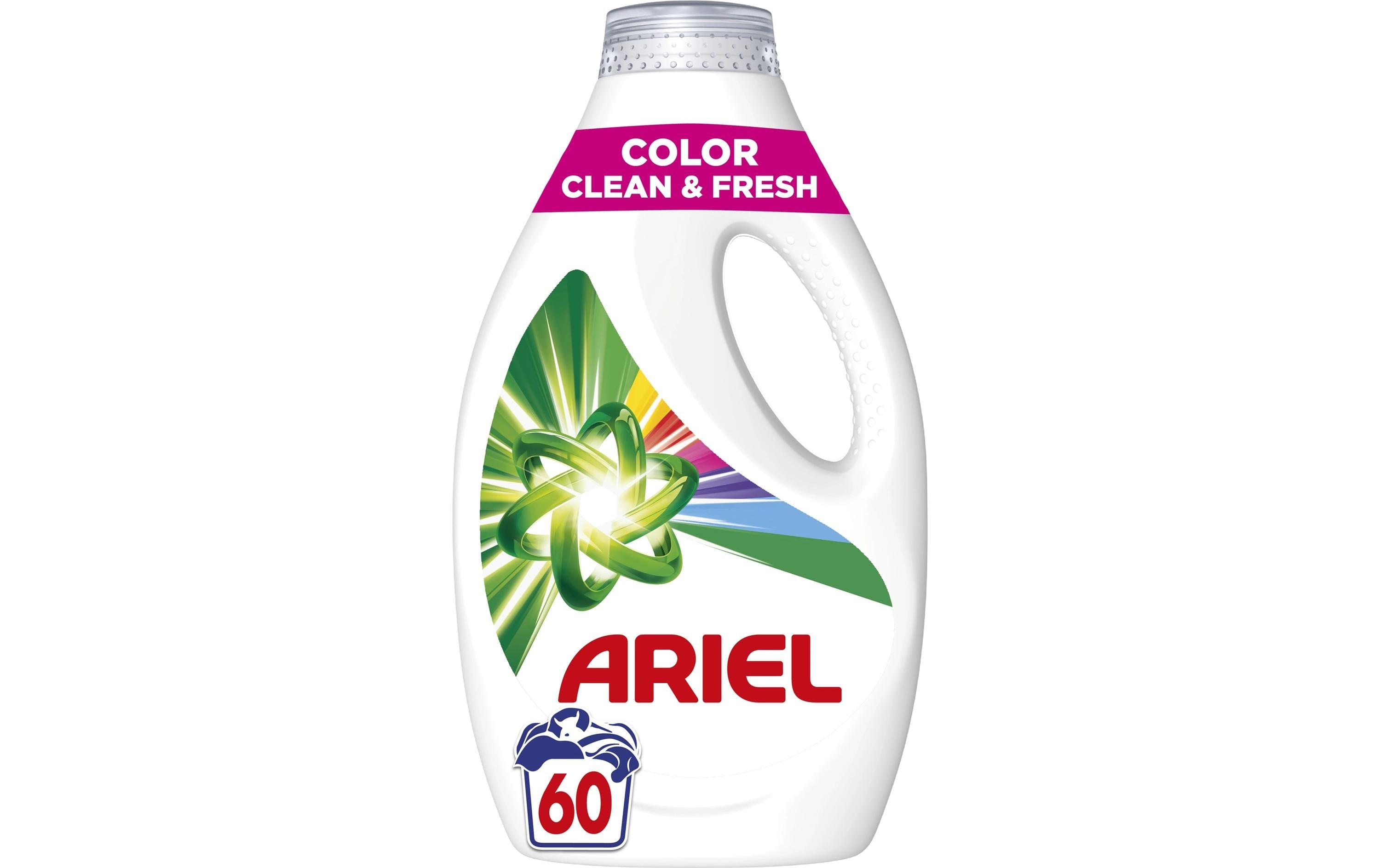 Ariel Flüssigwaschmittel für Color Clean Fresh – 3 l – 60 Wäschen