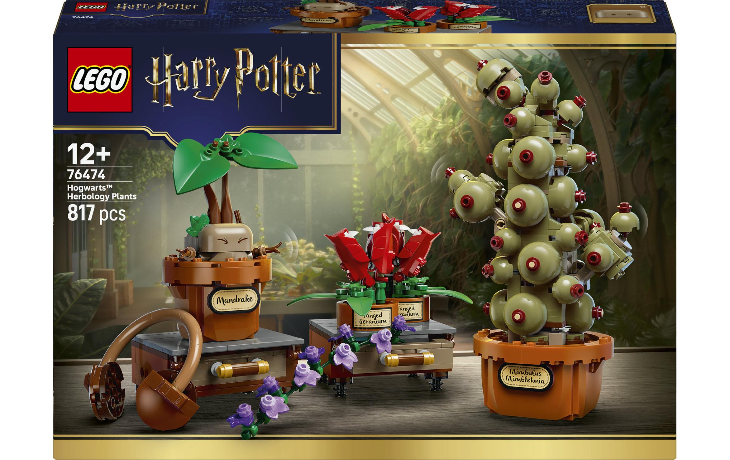 LEGO 3D Puzzle Schloss Hogwarts – Kräuterkunde-Pflanzen – 817 Teile – ab 12 Jahren