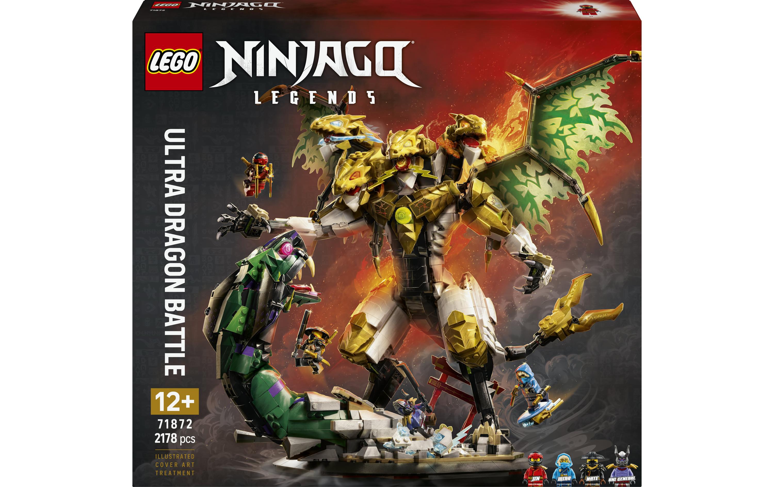 LEGO Ninjago Duell mit dem Ultradrachen Bauset – 2'178-teilig – 48 × 9,1 × 52,3 cm – ab 12 J.