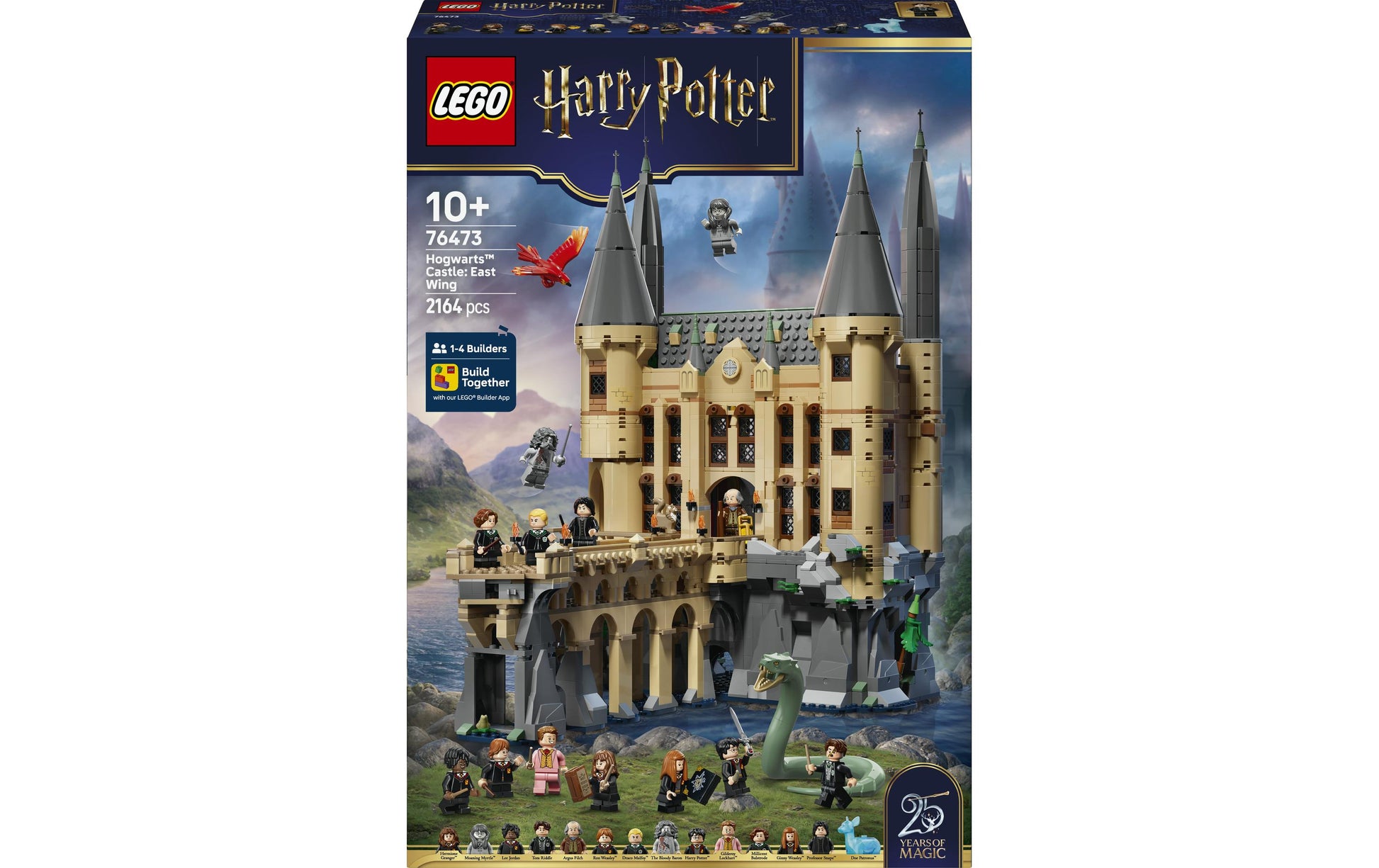 LEGO Schloss Hogwarts Ostflügel Bauset – Wizarding World – 2164-teilig – 55,5 × 11,8 × 37,8 cm – ab 10 J.