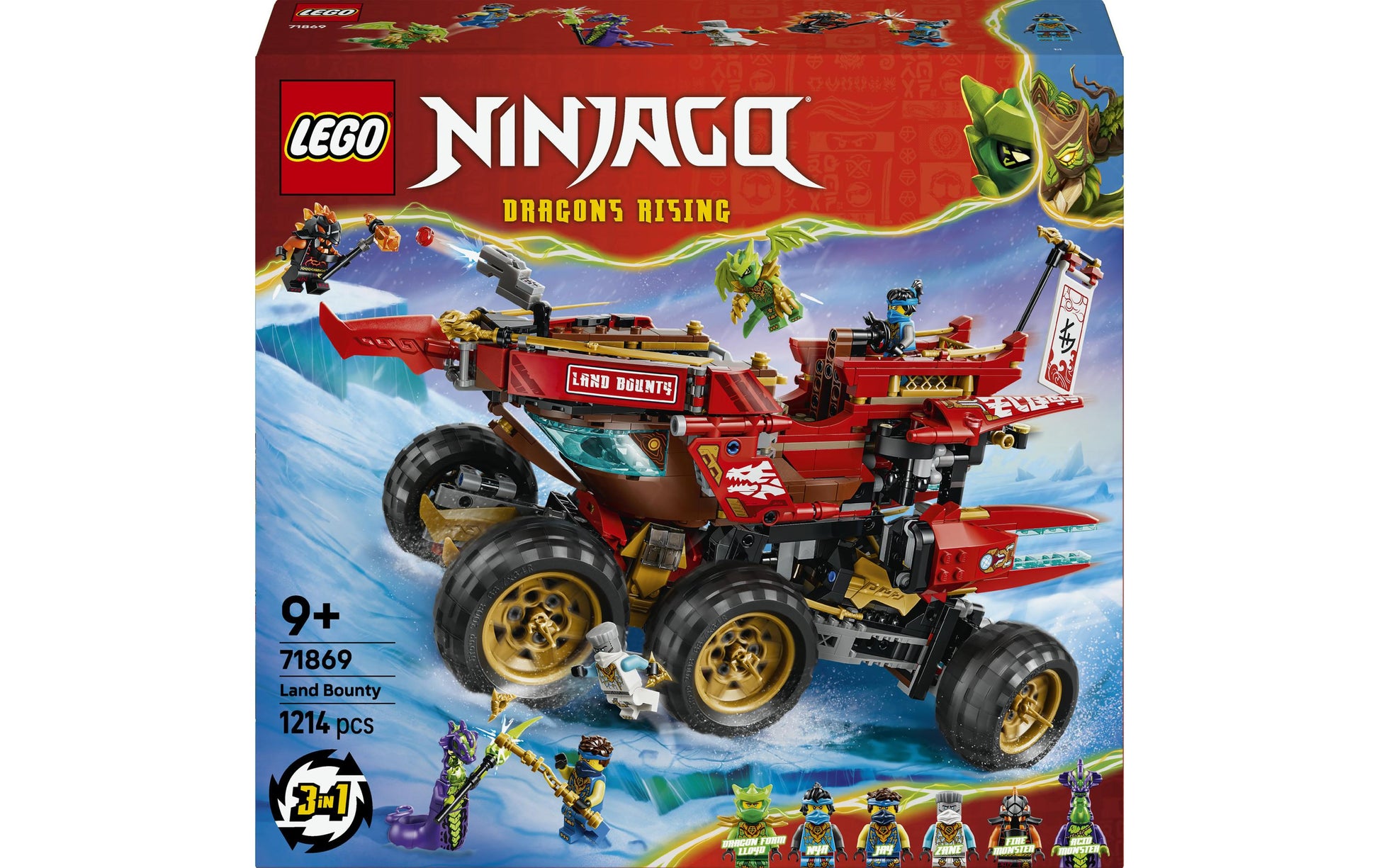 LEGO Ninjago Wüstensegler Bauset – 1214-teilig – 35,4 × 9,4 × 37,8 cm – ab 9 Jahren