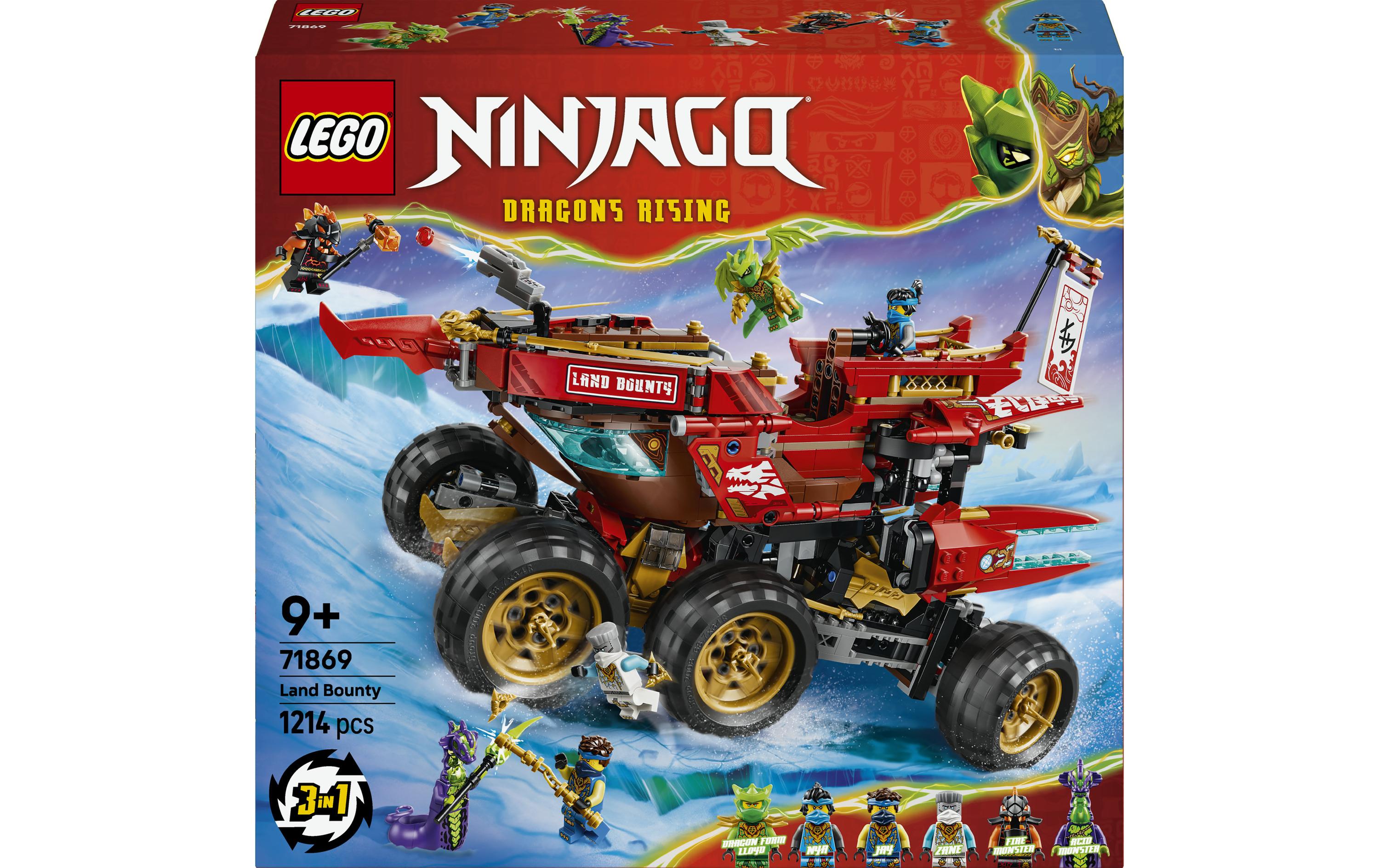 LEGO Ninjago Wüstensegler Bauset – 1214-teilig – 35,4 × 9,4 × 37,8 cm – ab 9 Jahren