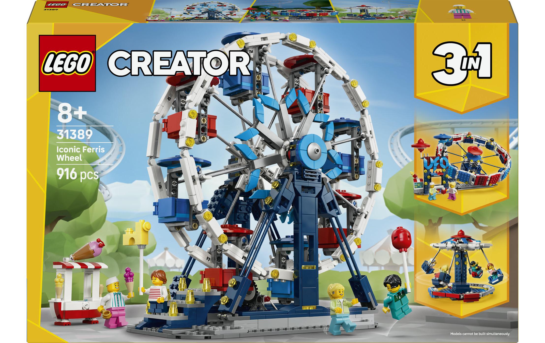 LEGO Creator 3in1 Legendäres Riesenrad 3D-Puzzle – 916 Teile – 28,2×7,2×43,2 cm – ab 8 Jahren