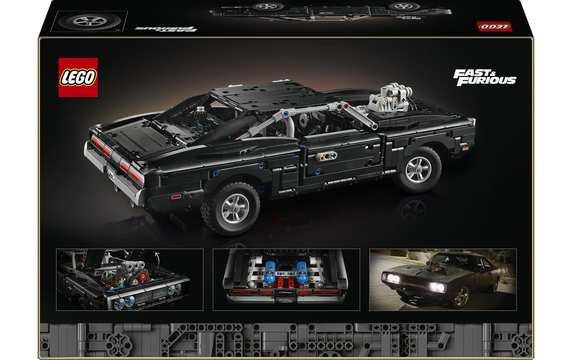LEGO Technic Fast and Furious Dodge Charger R/T – Fahrzeug – 1516 Teile – 28,2 × 11,8 × 43,2 cm – ab 18 Jahren