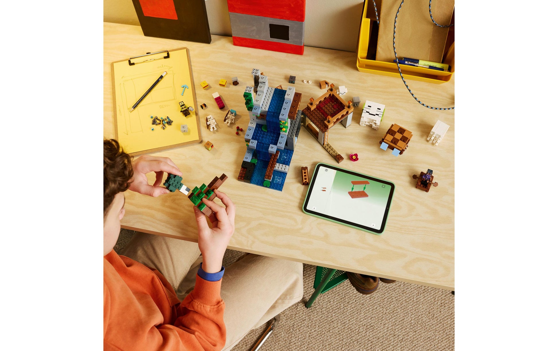 LEGO Ghast-Station Bauset – Minecraft – 754-teilig – 43,2 × 7,2 × 28,2 cm – ab 9 Jahren