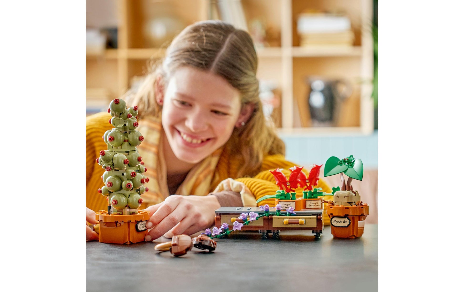 LEGO 3D Puzzle Schloss Hogwarts – Kräuterkunde-Pflanzen – 817 Teile – ab 12 Jahren