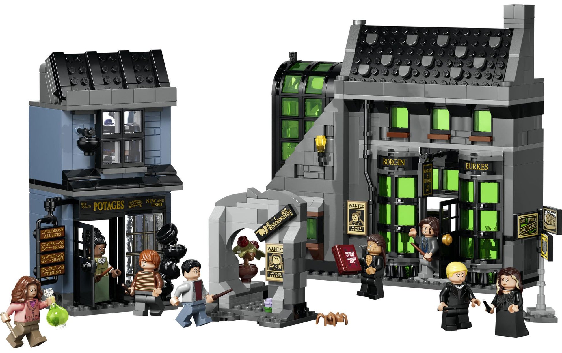 LEGO 3D Puzzle Zaubererläden in der Winkelgasse – 788 Teile – 26,2 × 7,1 × 38,2 cm – ab 8 Jahren