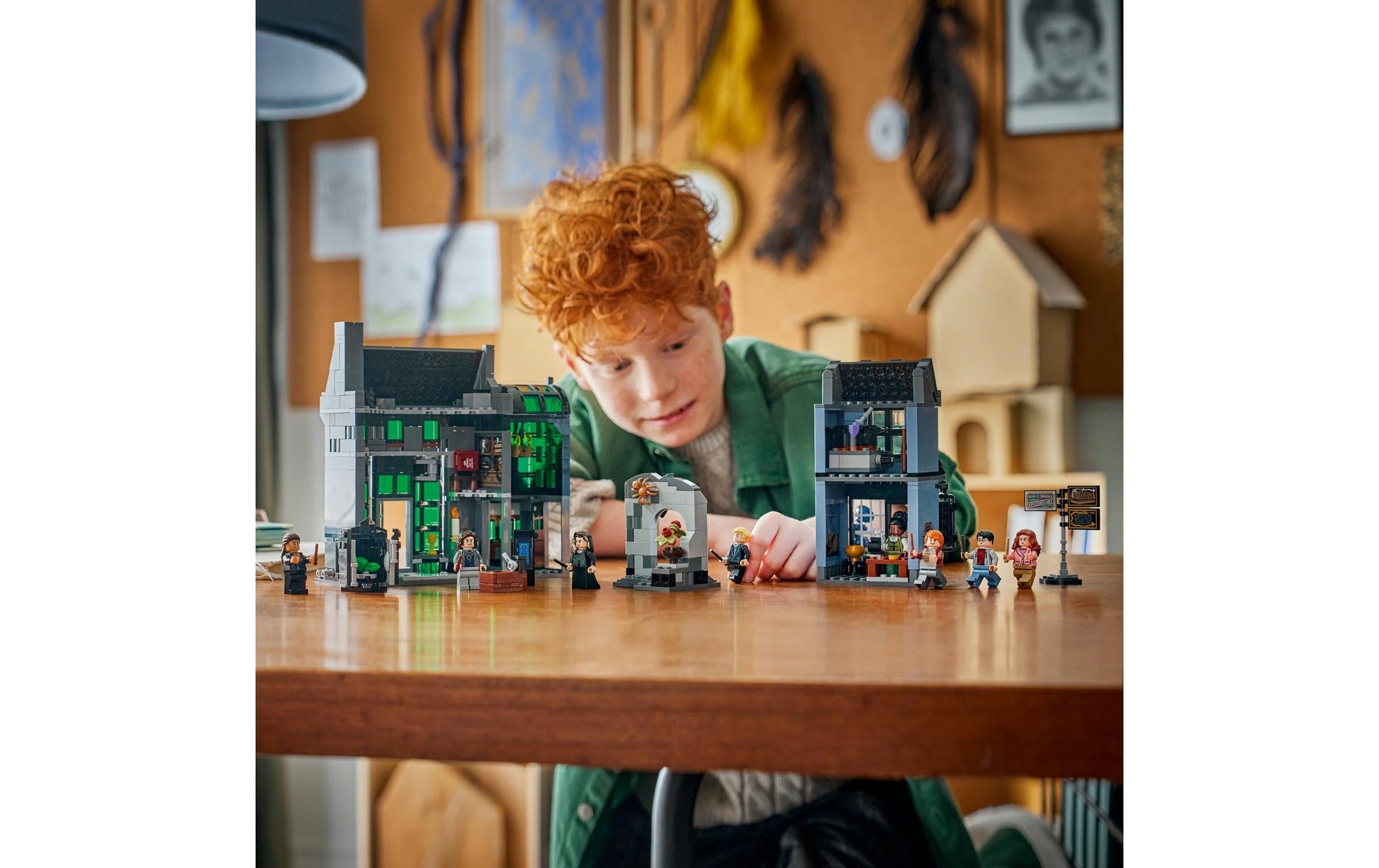 LEGO 3D Puzzle Zaubererläden in der Winkelgasse – 788 Teile – 26,2 × 7,1 × 38,2 cm – ab 8 Jahren