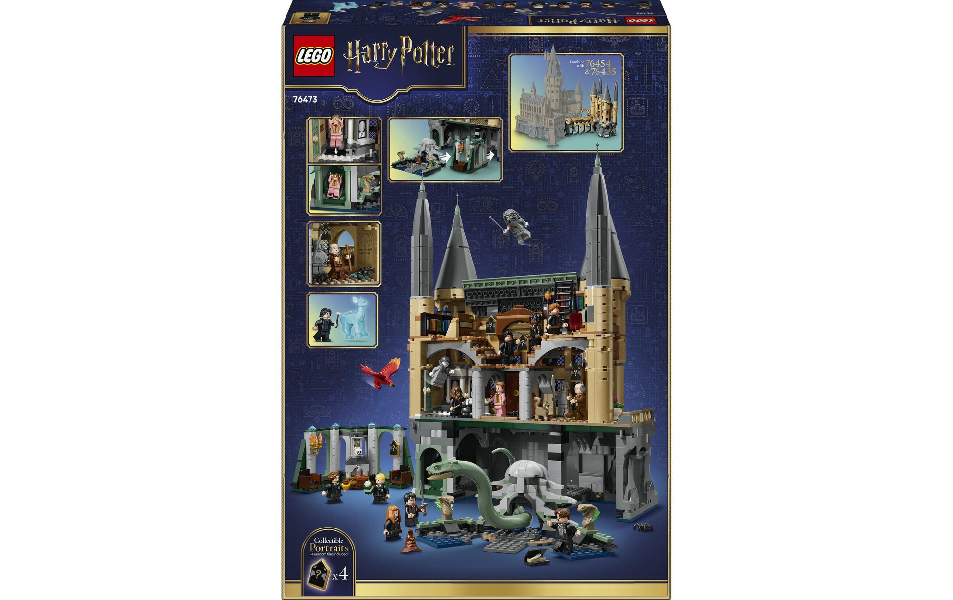 LEGO Schloss Hogwarts Ostflügel Bauset – Wizarding World – 2164-teilig – 55,5 × 11,8 × 37,8 cm – ab 10 J.