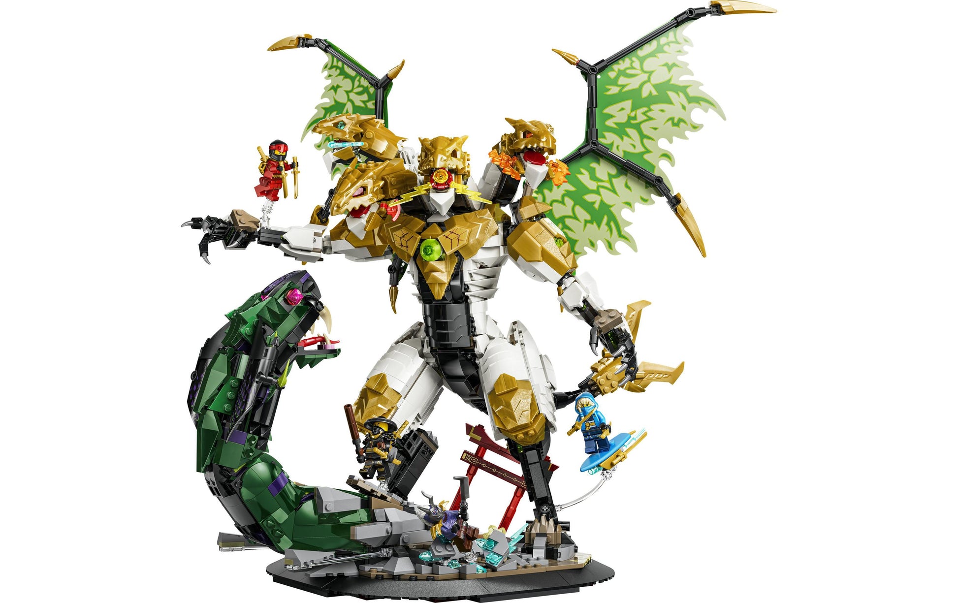 LEGO Ninjago Duell mit dem Ultradrachen Bauset – 2'178-teilig – 48 × 9,1 × 52,3 cm – ab 12 J.