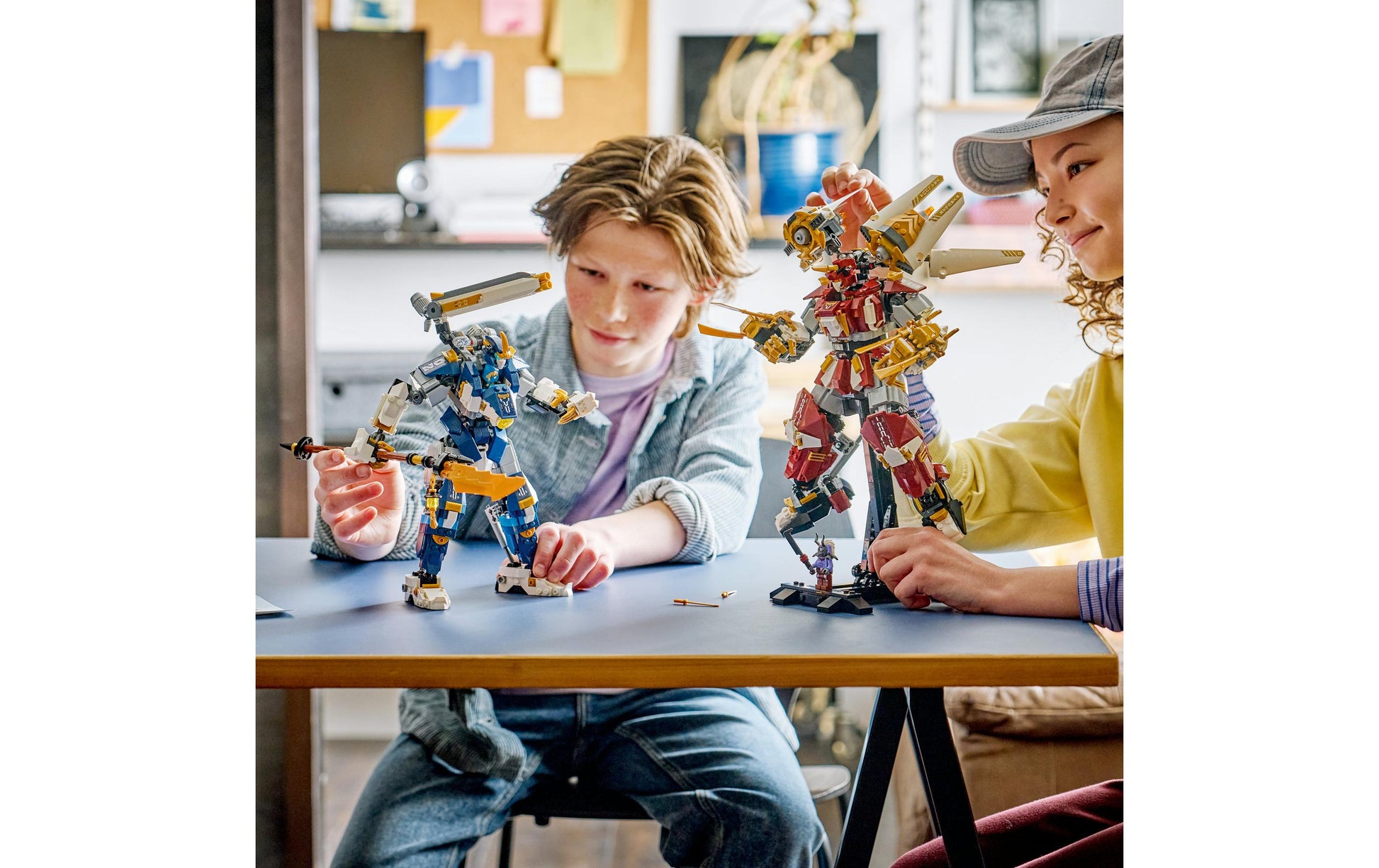 LEGO Das Zwillings-Titanmechs Bauset – Ninjago – 1707-teilig – 37,8 × 9,4 × 48 cm – ab 12 J.