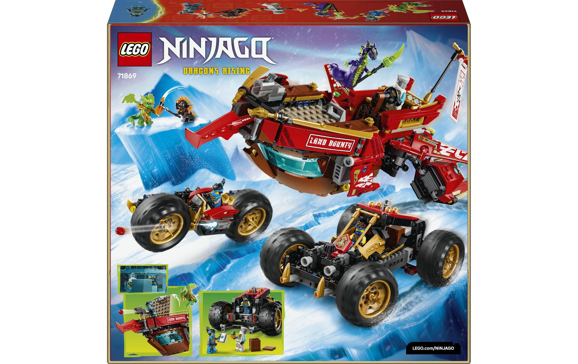 LEGO Ninjago Wüstensegler Bauset – 1214-teilig – 35,4 × 9,4 × 37,8 cm – ab 9 Jahren