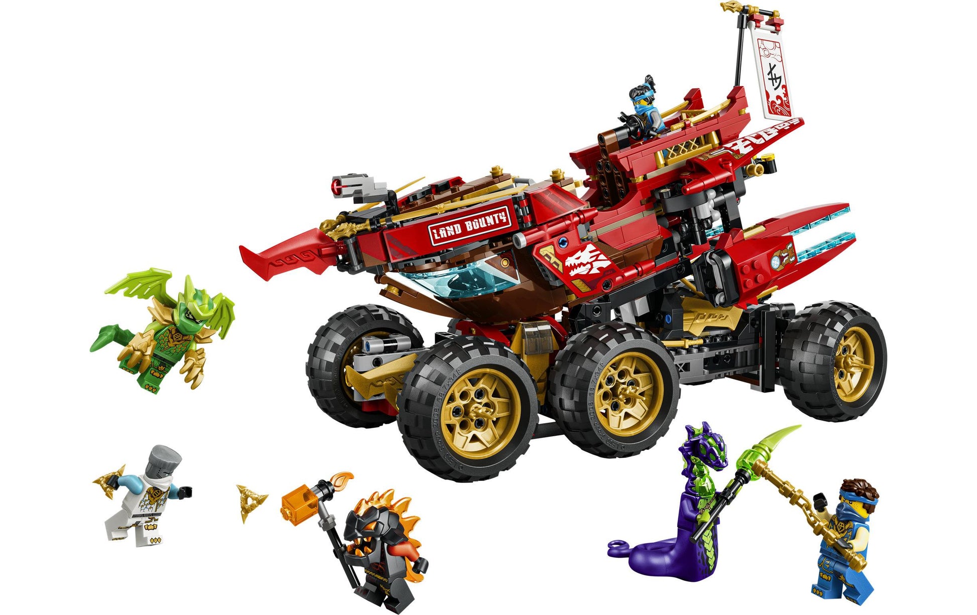LEGO Ninjago Wüstensegler Bauset – 1214-teilig – 35,4 × 9,4 × 37,8 cm – ab 9 Jahren