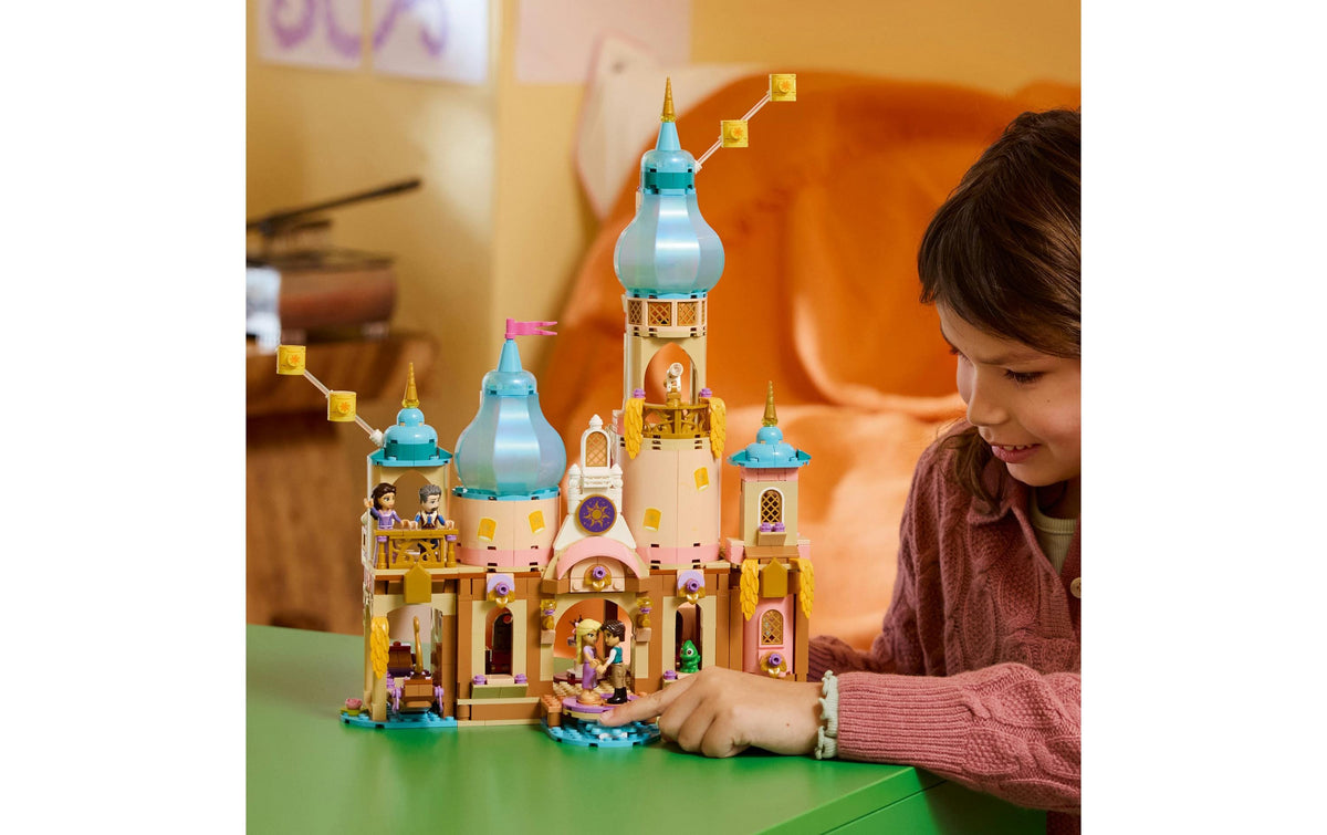 LEGO Disney Princess Rapunzels Schloss 3D-Puzzle – 676-teilig – 35,4 × 9,4 × 37,8 cm – ab 6 J.