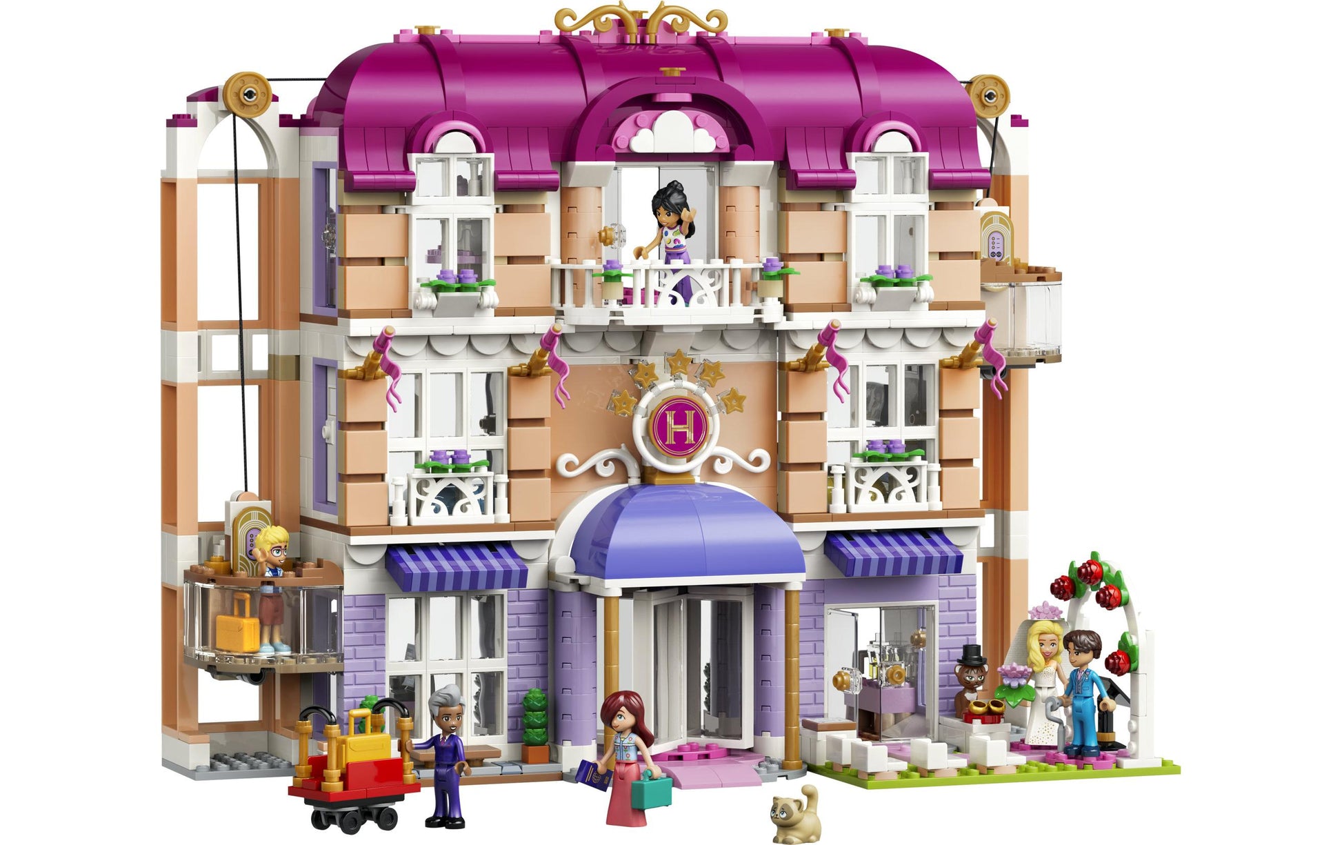 LEGO Friends Grandhotel von Heartlake City Bauset – 1406-teilig – 37,8×9,4×48 cm – ab 9 Jahren