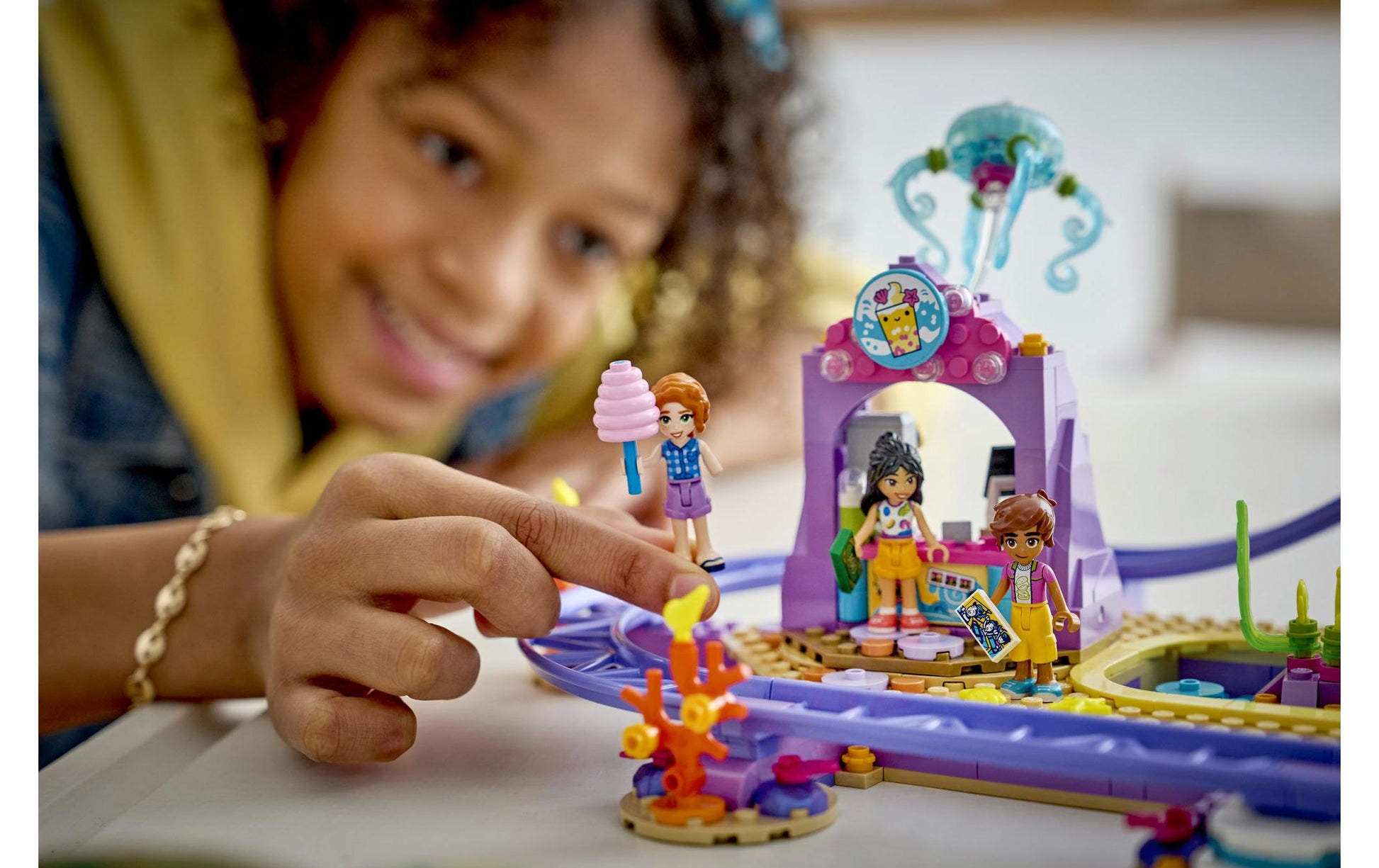 LEGO Friends Meerjungfrauen-Achterbahn Bauset – 864-teilig – 28,2 × 7,9 × 54 cm – ab 8 Jahren