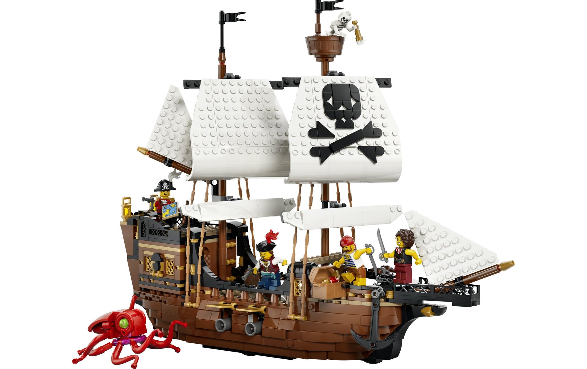 LEGO Set Creator 3in1 Legendäres Piratenschiff – 1074-teilig – ab 9 J. – 35,4 × 9,4 × 37,8 cm