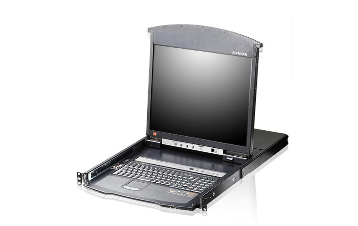 ATEN KL1516AiM – 17" Rack-LCD-Konsole – 1920 × 1200/60 Hz, 16-Port VGA KVM, CH-Layout – 1U