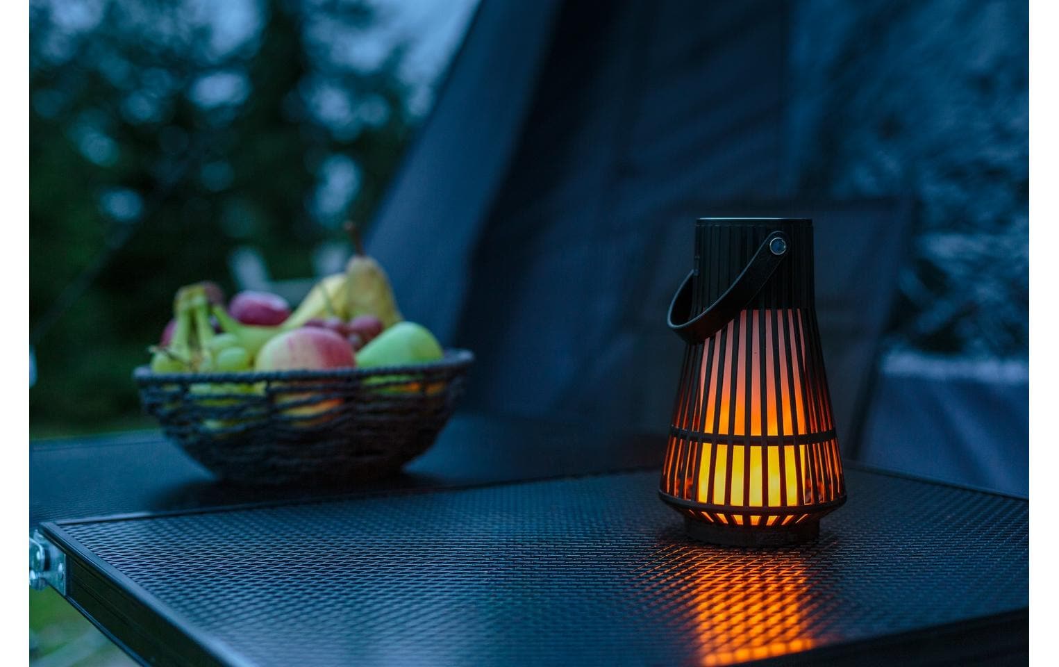 Brennenstuhl Campingleuchte – 20 cm – 30 lm – IP44 – Akkubetrieb – 2 000 mAh, USB-C, Flammeneffekt