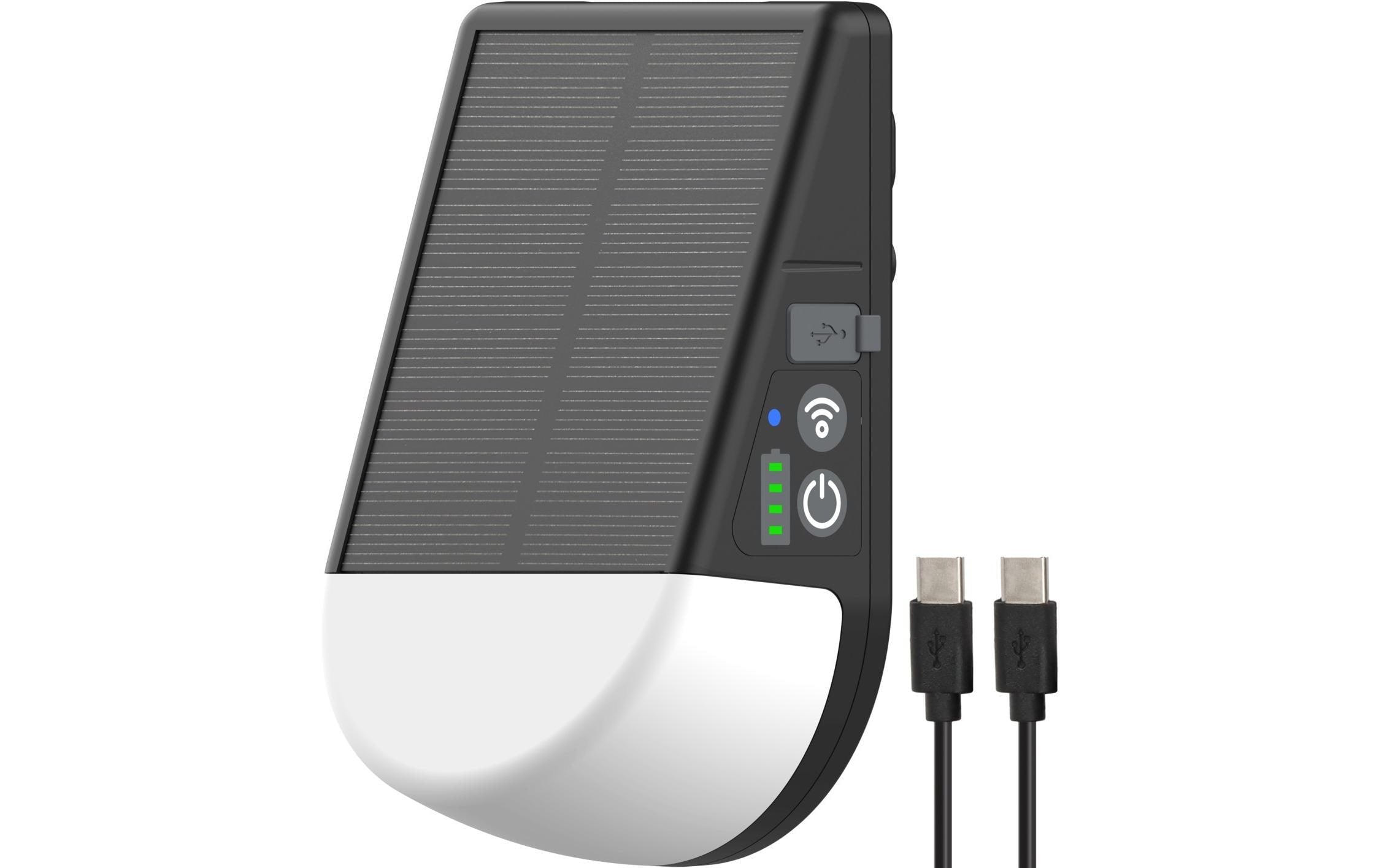 Brennenstuhl Tischleuchte Aussen – 15,2 cm, 250 lm – IP54 – Akkubetrieb, USB-C, 20 h, 2’500 mAh – Kunststoff