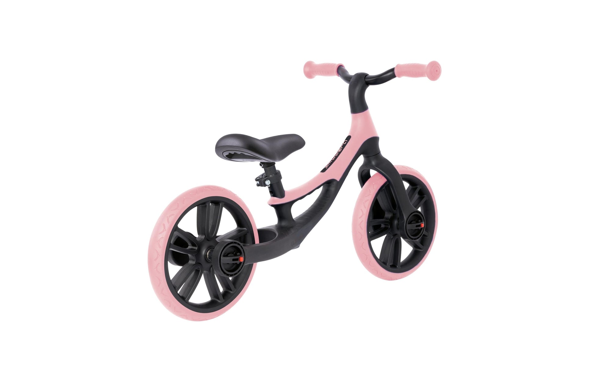 Globber GO Bike Elite Duo Laufrad – Ø 10" – ab 1 Jahr – bis 20 kg – Recycling-Kunststoff, rosa/schwarz