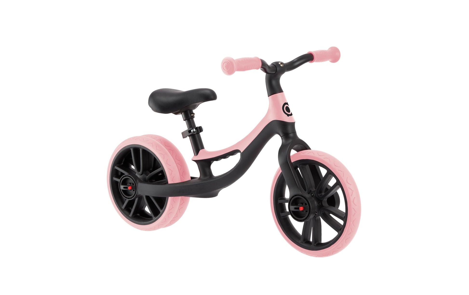 Globber GO Bike Elite Duo Laufrad – Ø 10" – ab 1 Jahr – bis 20 kg – Recycling-Kunststoff, rosa/schwarz