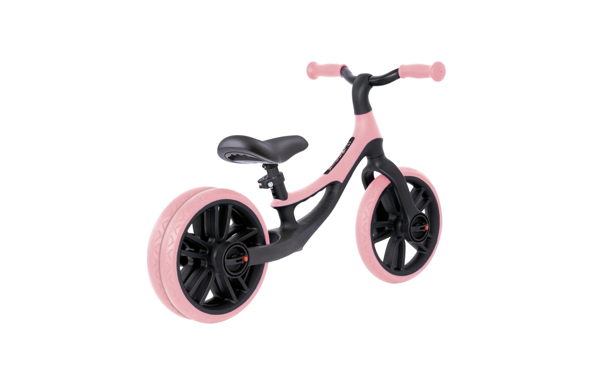 Globber GO Bike Elite Duo Laufrad – Ø 10" – ab 1 Jahr – bis 20 kg – Recycling-Kunststoff, rosa/schwarz