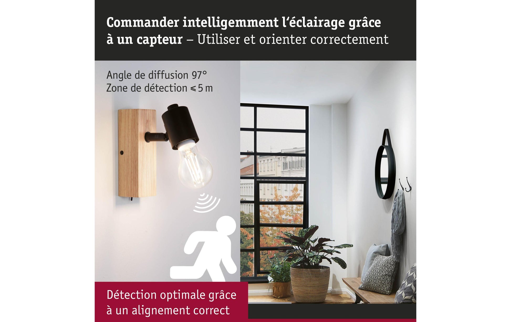 Paulmann LED-Leuchtmittel E27 A60 – 806 lm, 7 W, Warmweiss 2700 K – IP20 – 1 Stk., Transparent, Glas