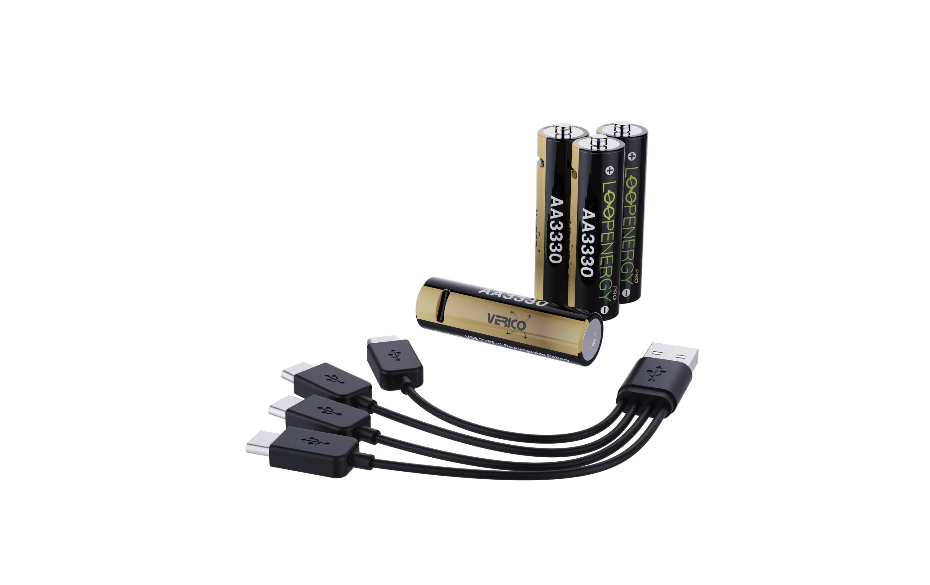 Verico AA Akkus, Li-Ion, 2220 mAh, 1,5 V – 4 Stk.