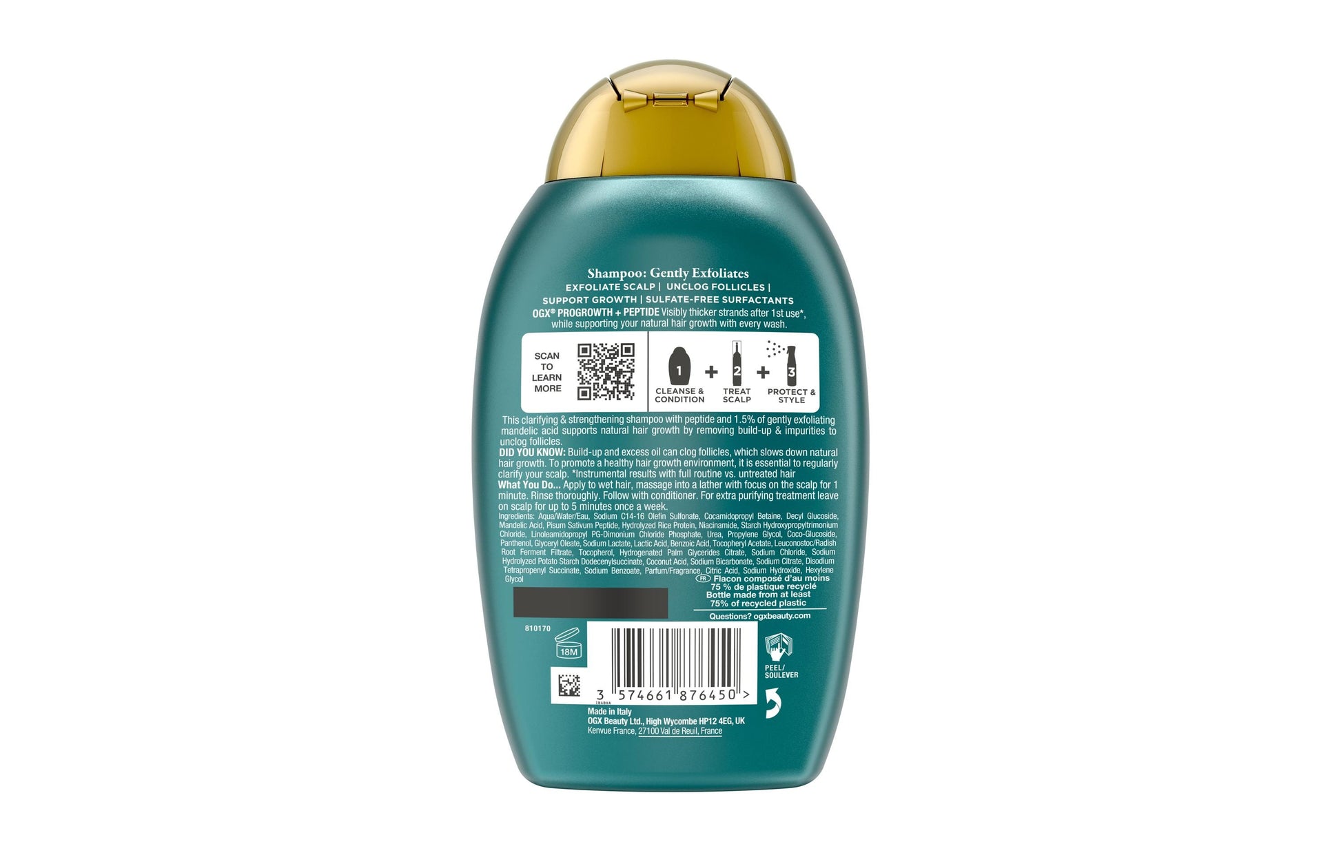 OGX Haarshampoo ProGrowth Peptide – 385 ml