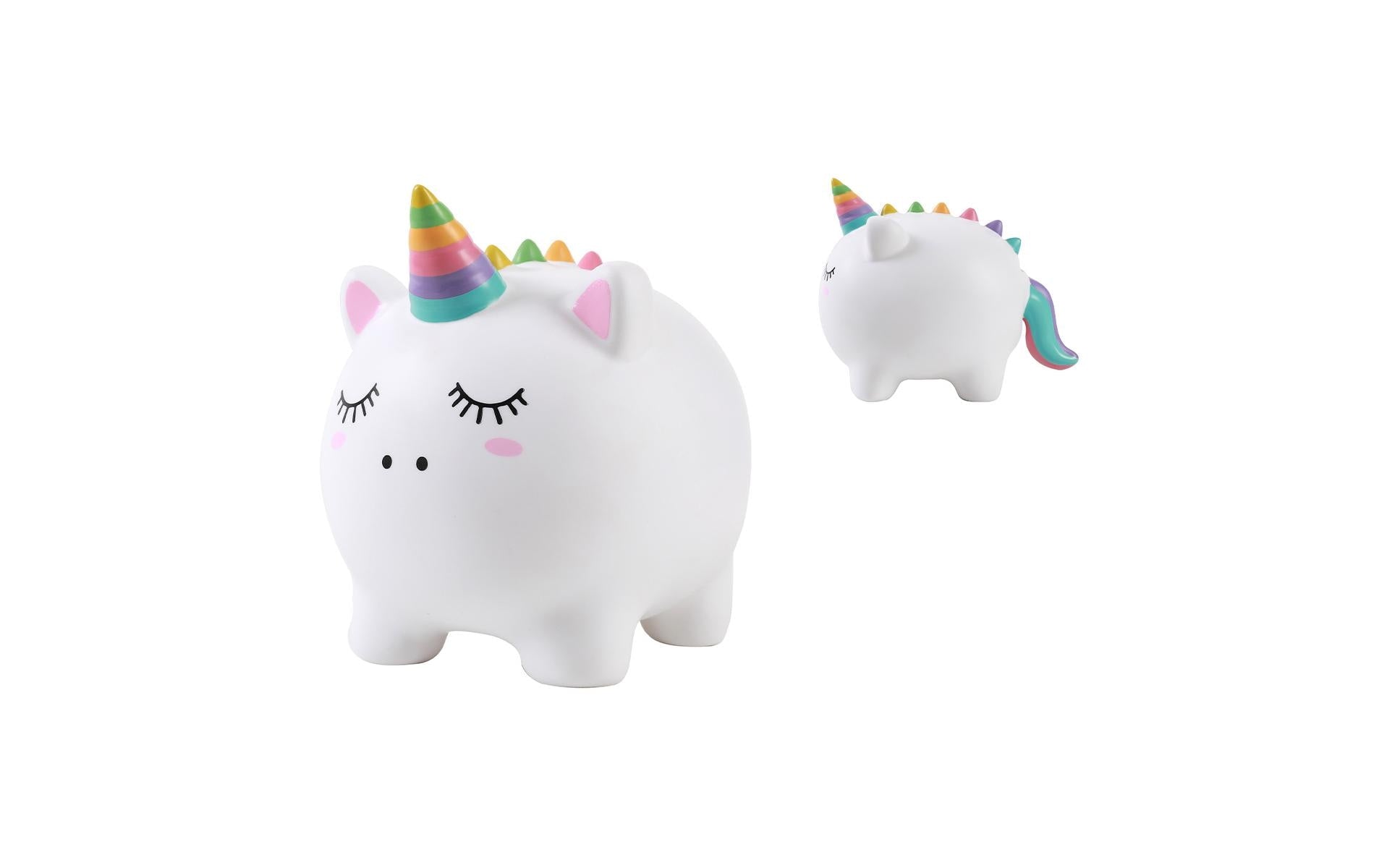 Basteln Sombo Spardose Einhorn – Mehrfarbig – 18 × 15 × 15 cm