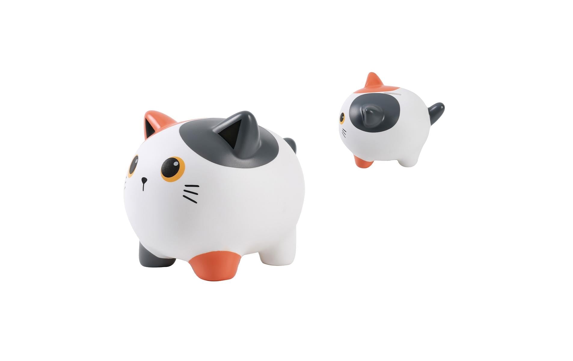Basteln Sombo Spardose Katze – weiss – 18 × 15 × 15 cm
