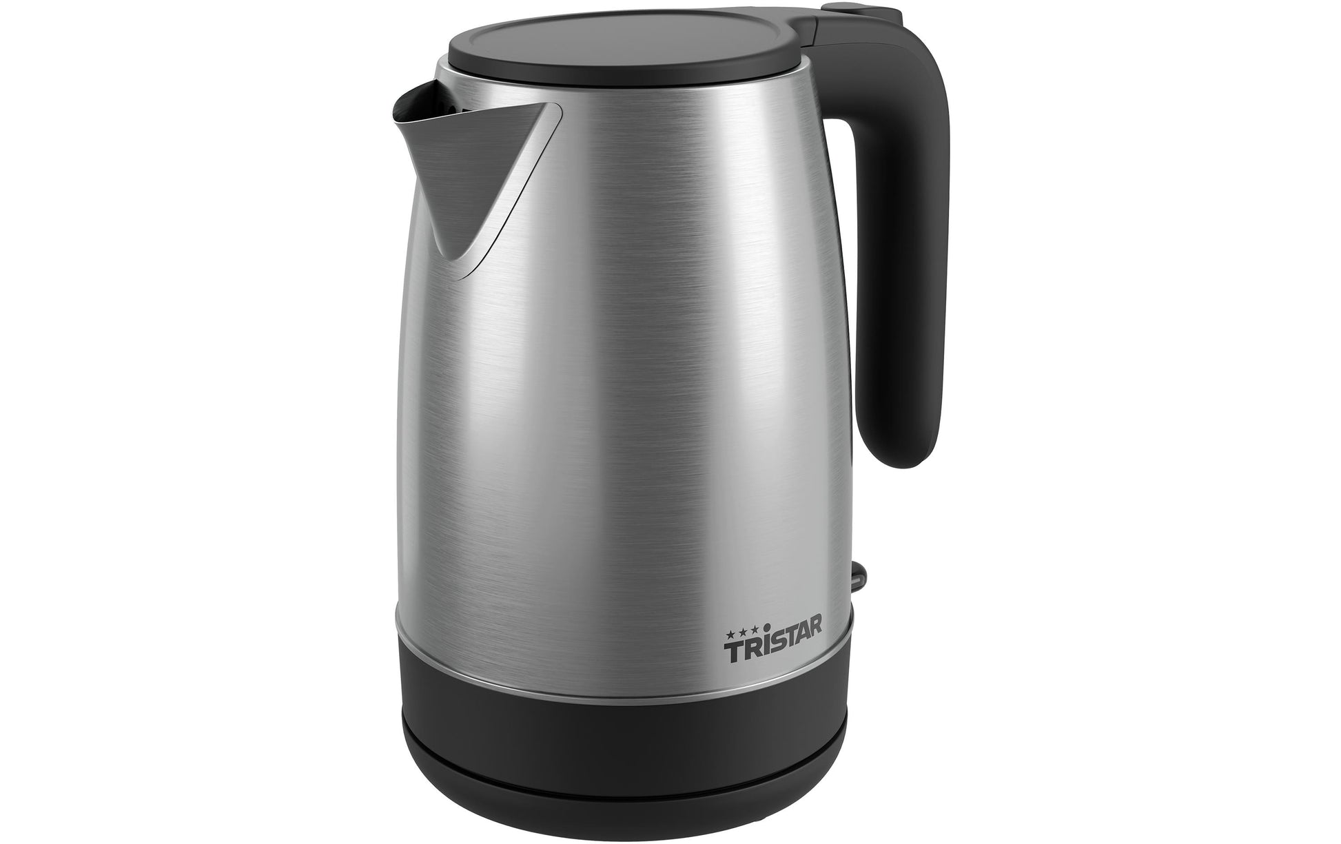 Tristar Wasserkocher WK-1348 – 1,7 l, Edelstahl, 2200 W, 360°-Sockel