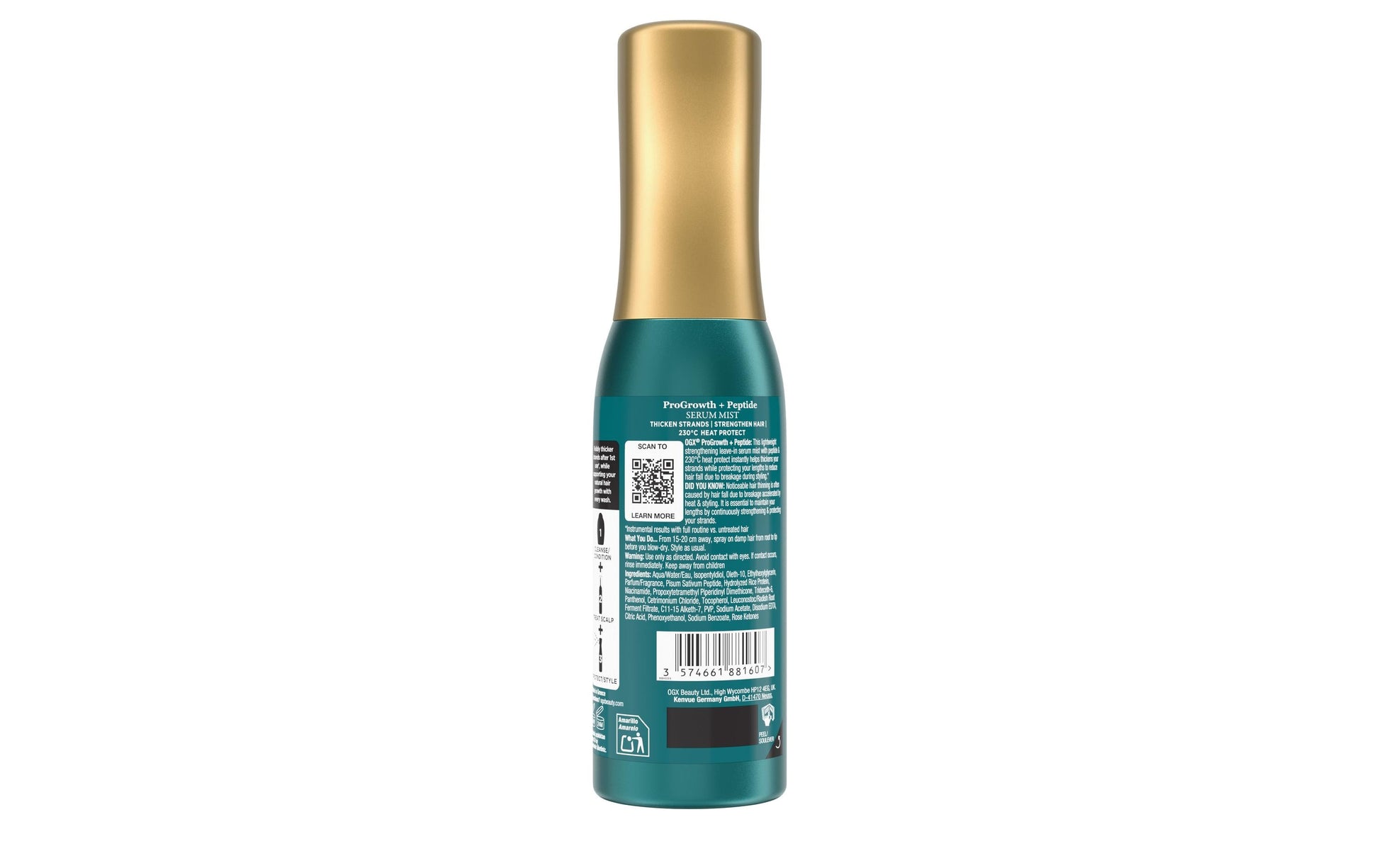 OGX Hitzeschutzspray ProGrowth Peptid Serum Nebel – 193 ml