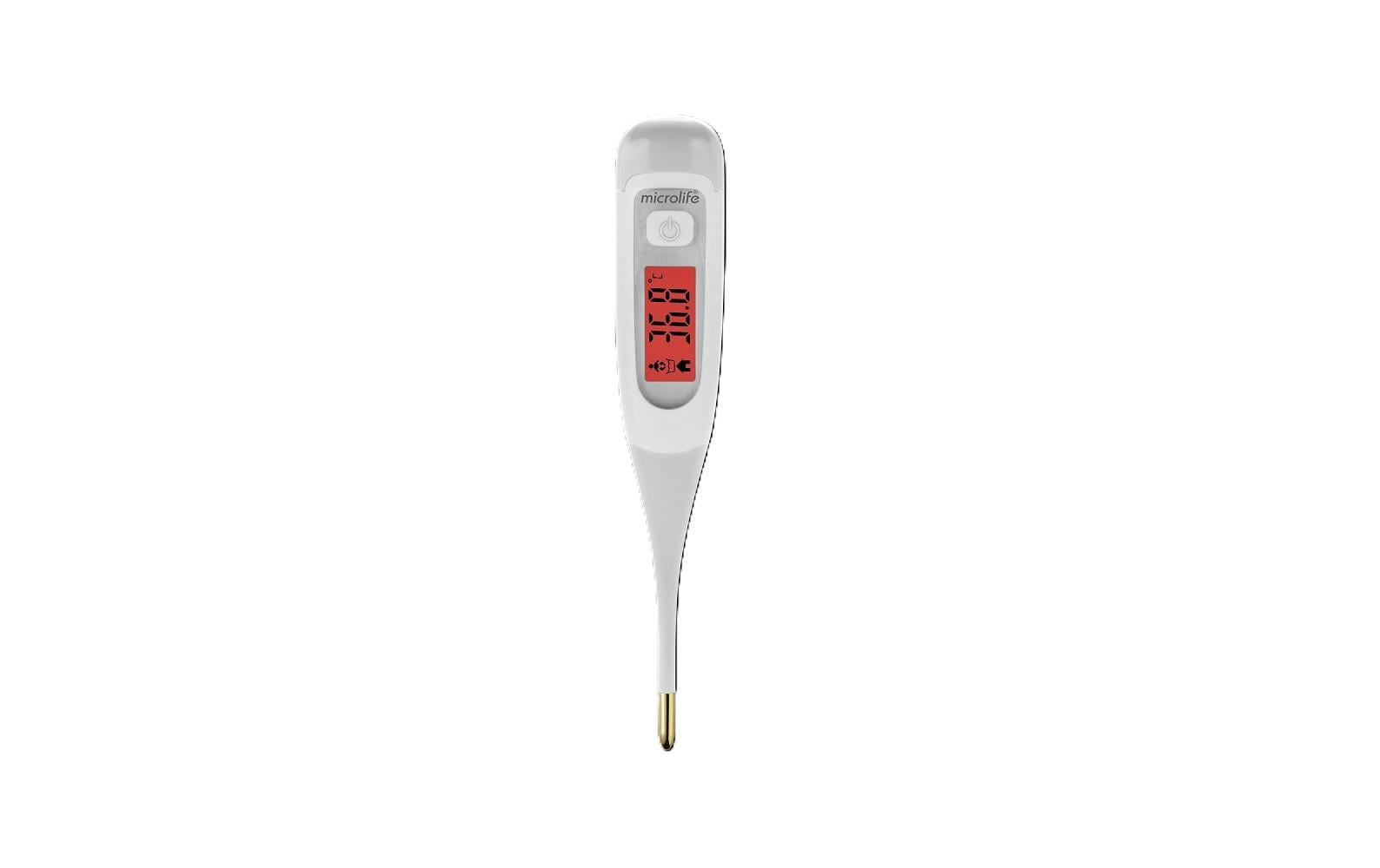 Microlife Fieberthermometer MT 850 – Achsel, Mund und Rektal, Stabthermometer, 1 Speicherplatz