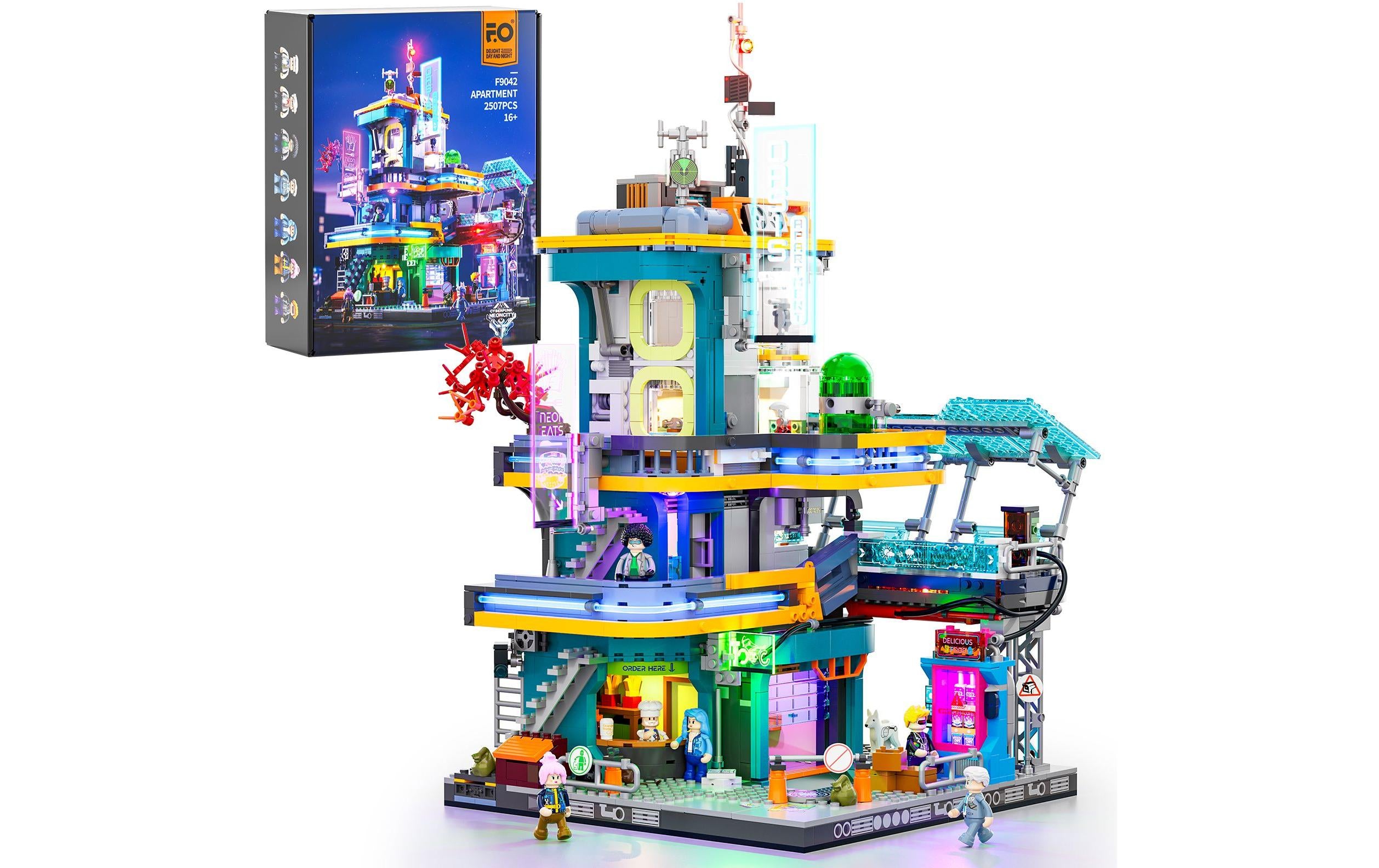 Lumibricks 3D Puzzle Wohnung – 2507 Teile – Acryl, Kunststoff – 43 × 14 × 33 cm – Mehrfarbig – ab 8 Jahren