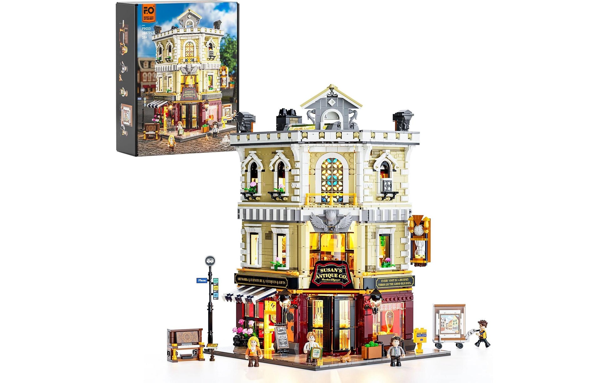 Lumibricks 3D Puzzle Antiquitätenladen – 2847 Teile – 33 × 14 × 43 cm – ab 8 Jahren – Kunststoff – Mehrfarbig