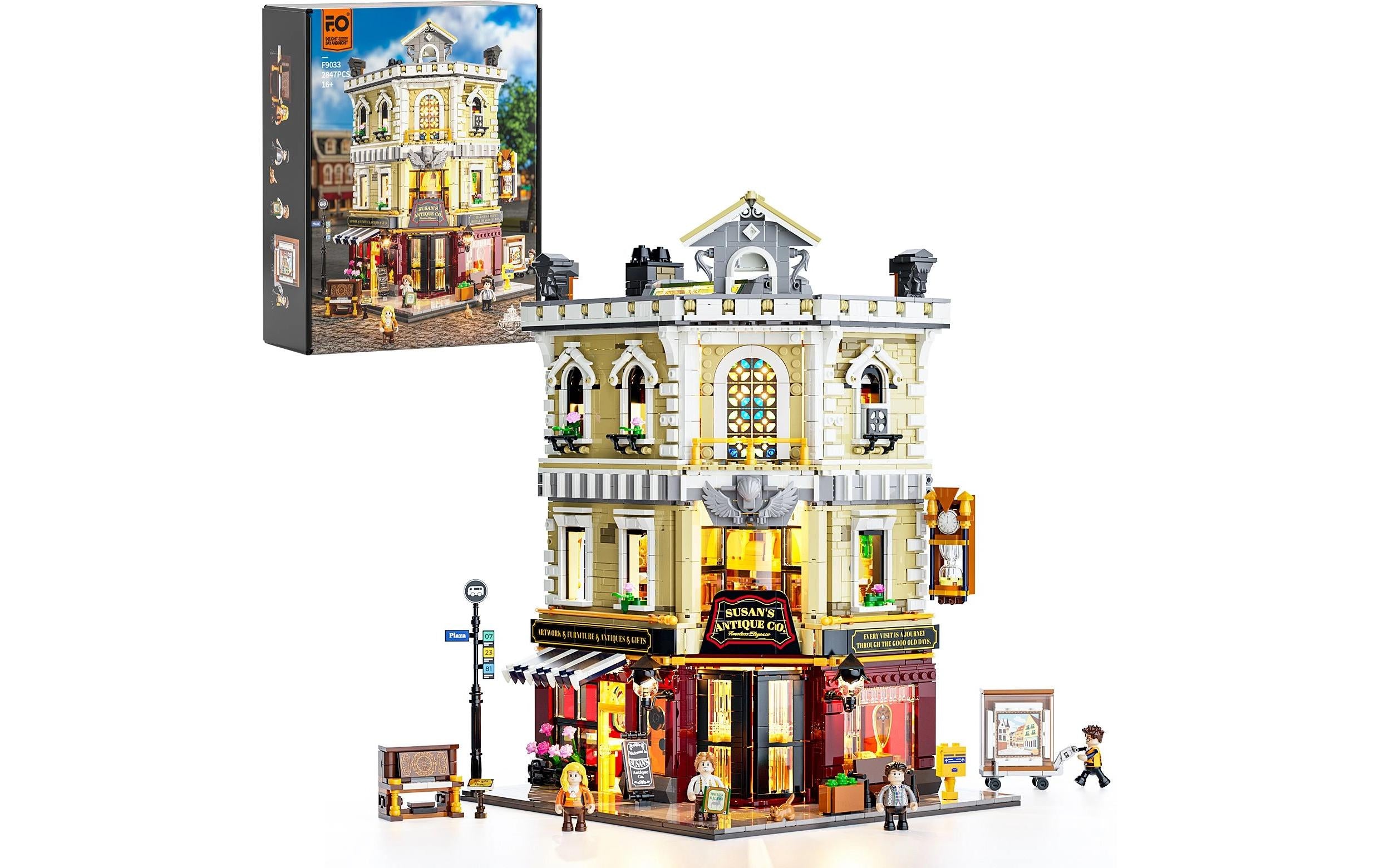 Lumibricks 3D Puzzle Antiquitätenladen – 2847 Teile – 33 × 14 × 43 cm – ab 8 Jahren – Kunststoff – Mehrfarbig