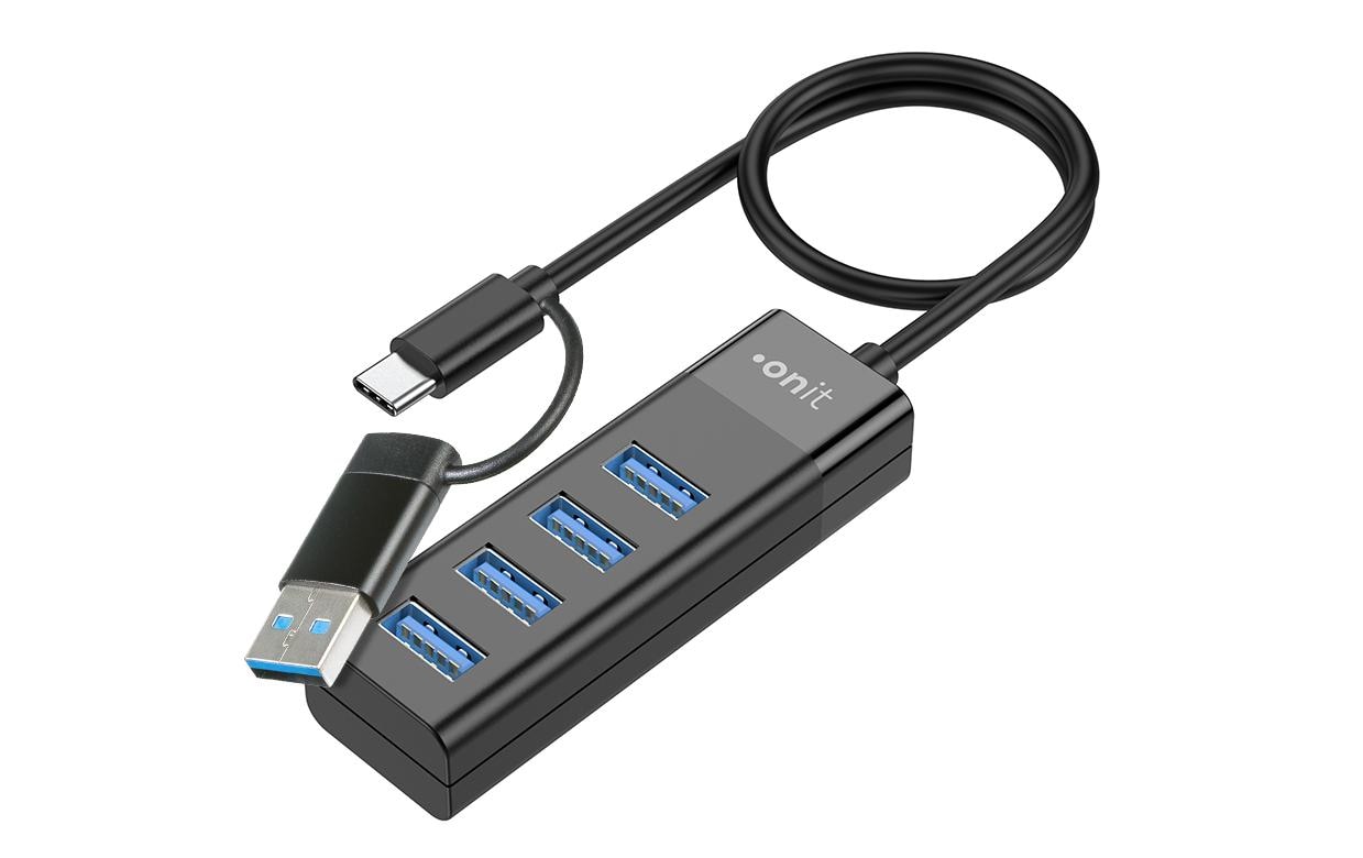 Onit USB-Hub – USB-C, 4× USB-A