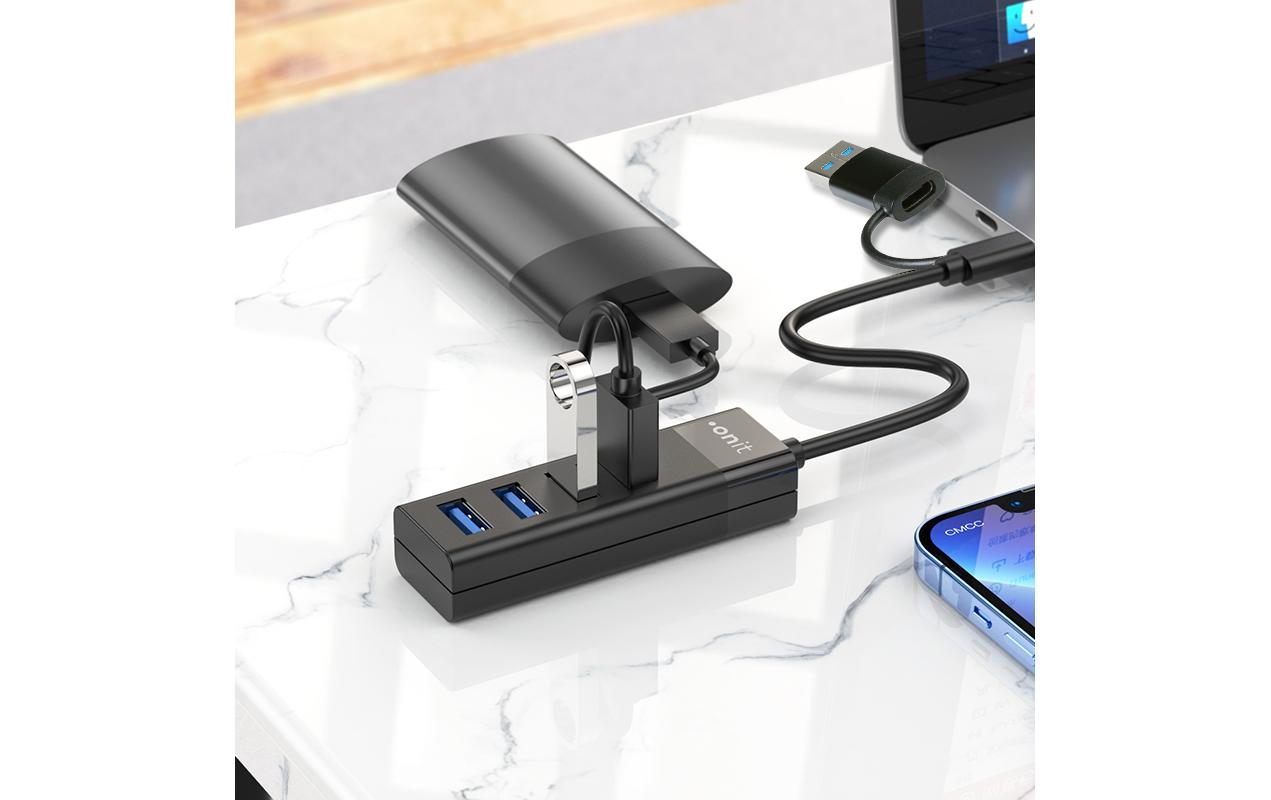 Onit USB-Hub – USB-C, 4× USB-A