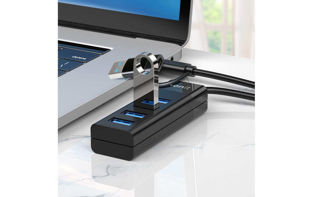 Onit USB-Hub – USB-C, 4× USB-A