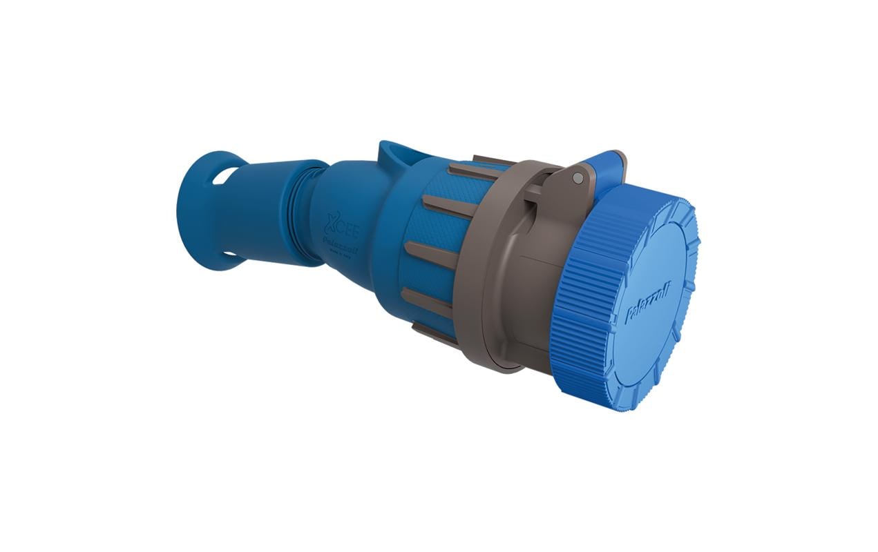 Steffen Kupplung CEE 16-3–CEE 16-3, IP66/67/69 – blau/grau