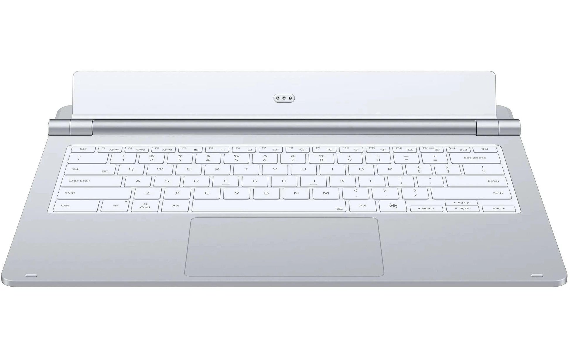 Samsung Docking-Tastatur mit Touchpad – Schere – Bluetooth – QWERTZ (CH) – Silber – für Tab S11 Ultra